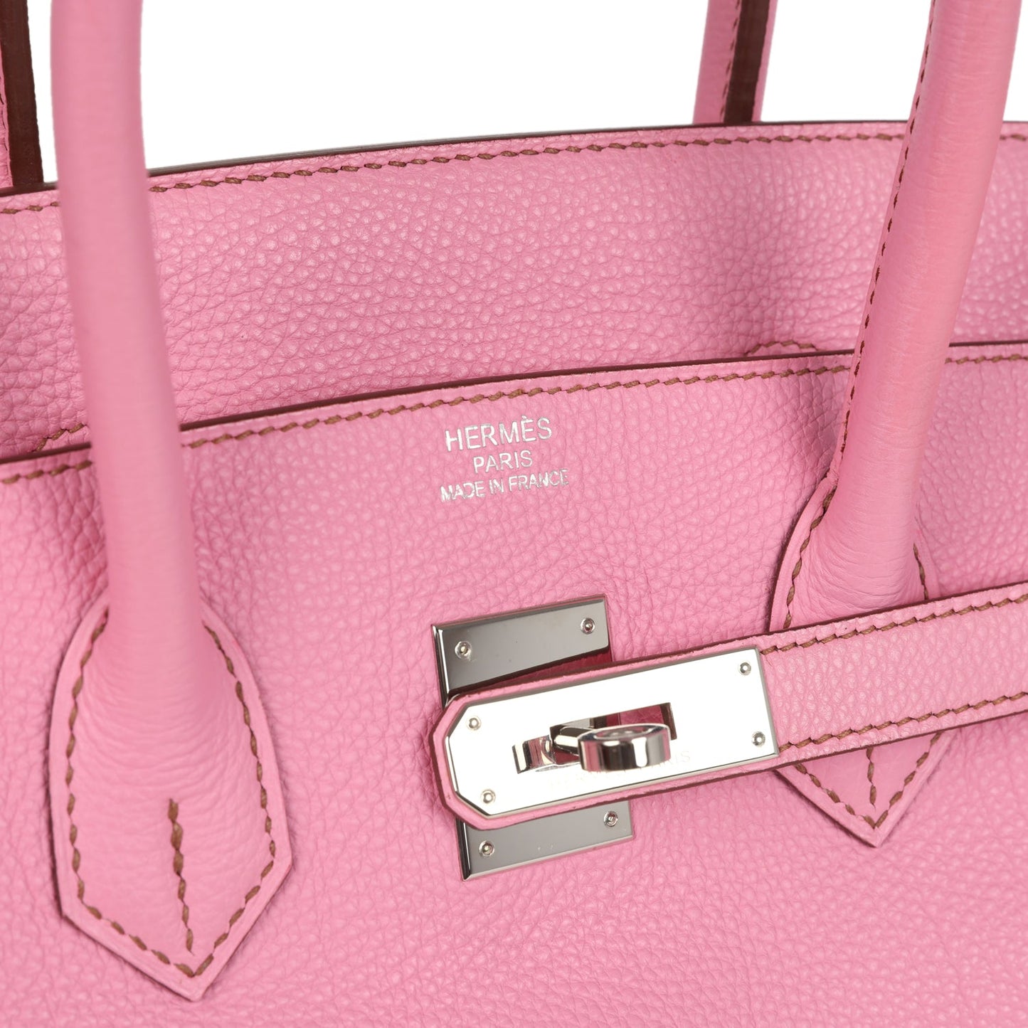 Hermes Birkin 35 Bubblegum Togo Palladium Hardware