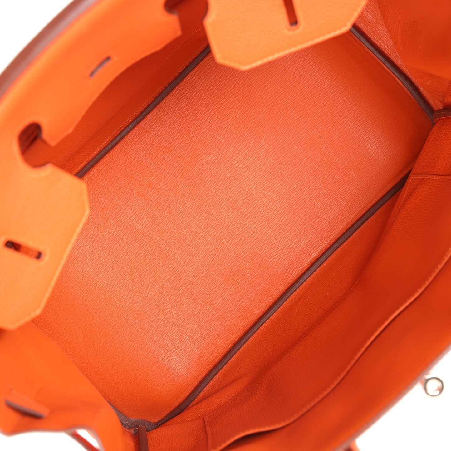 Hermes Birkin 35 Orange Togo Palladium Hardware