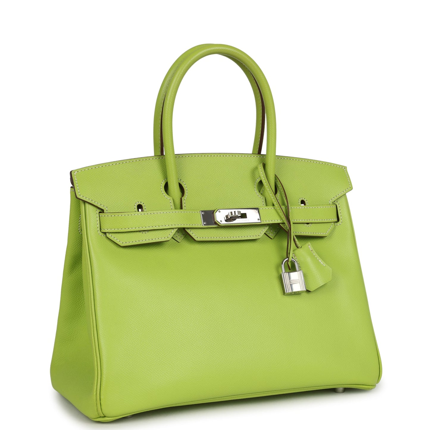 Hermes Birkin 30 Kiwi Candy Epsom Palladium Hardware