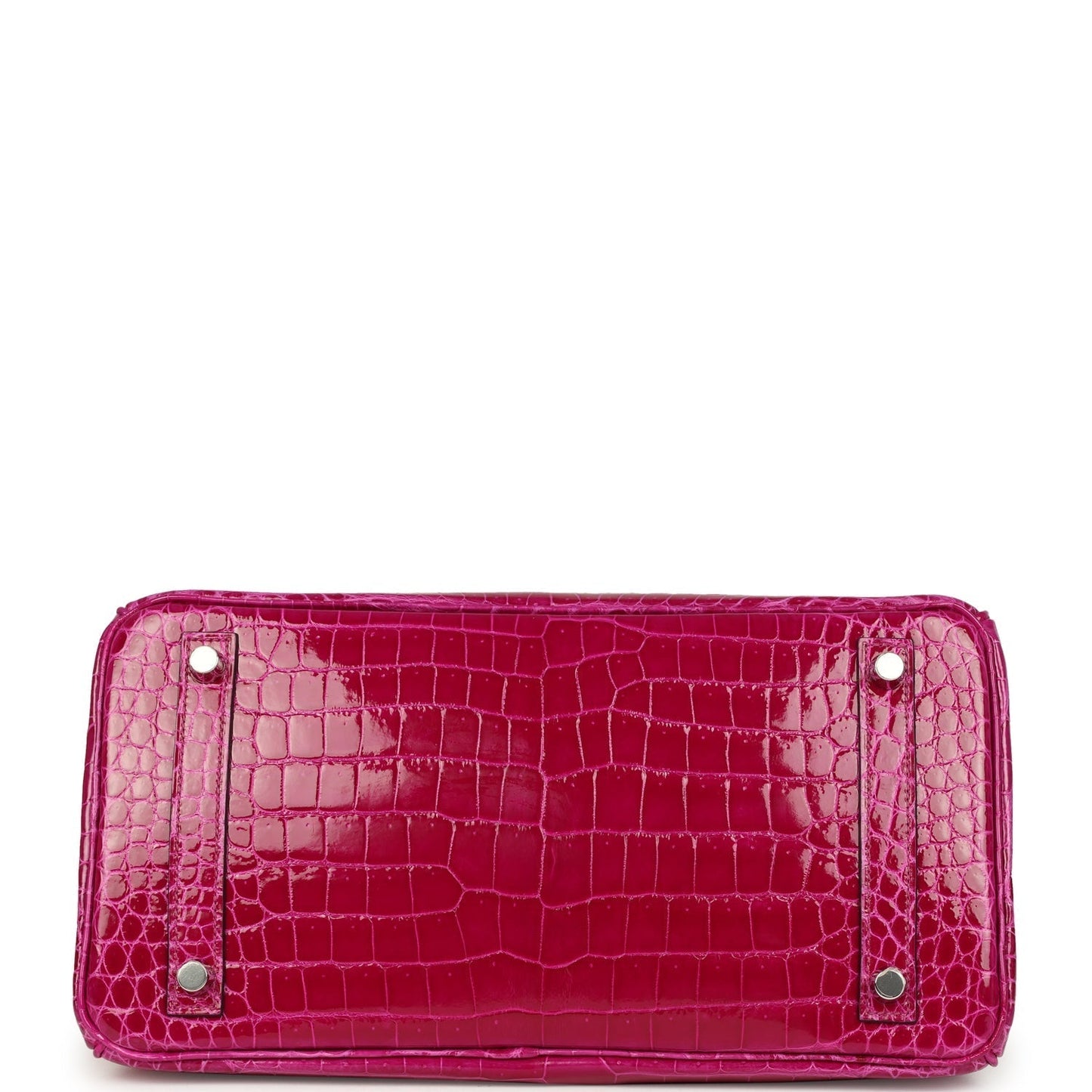 Hermes Birkin 30 Rose Poupre Shiny Porosus Crocodile Palladium Hardware