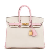 Payment 2 - Hermes Special Order (HSS) Birkin 25 Nata and Rose Sakura Chevre Mysore Brushed Gold Hardware ( )