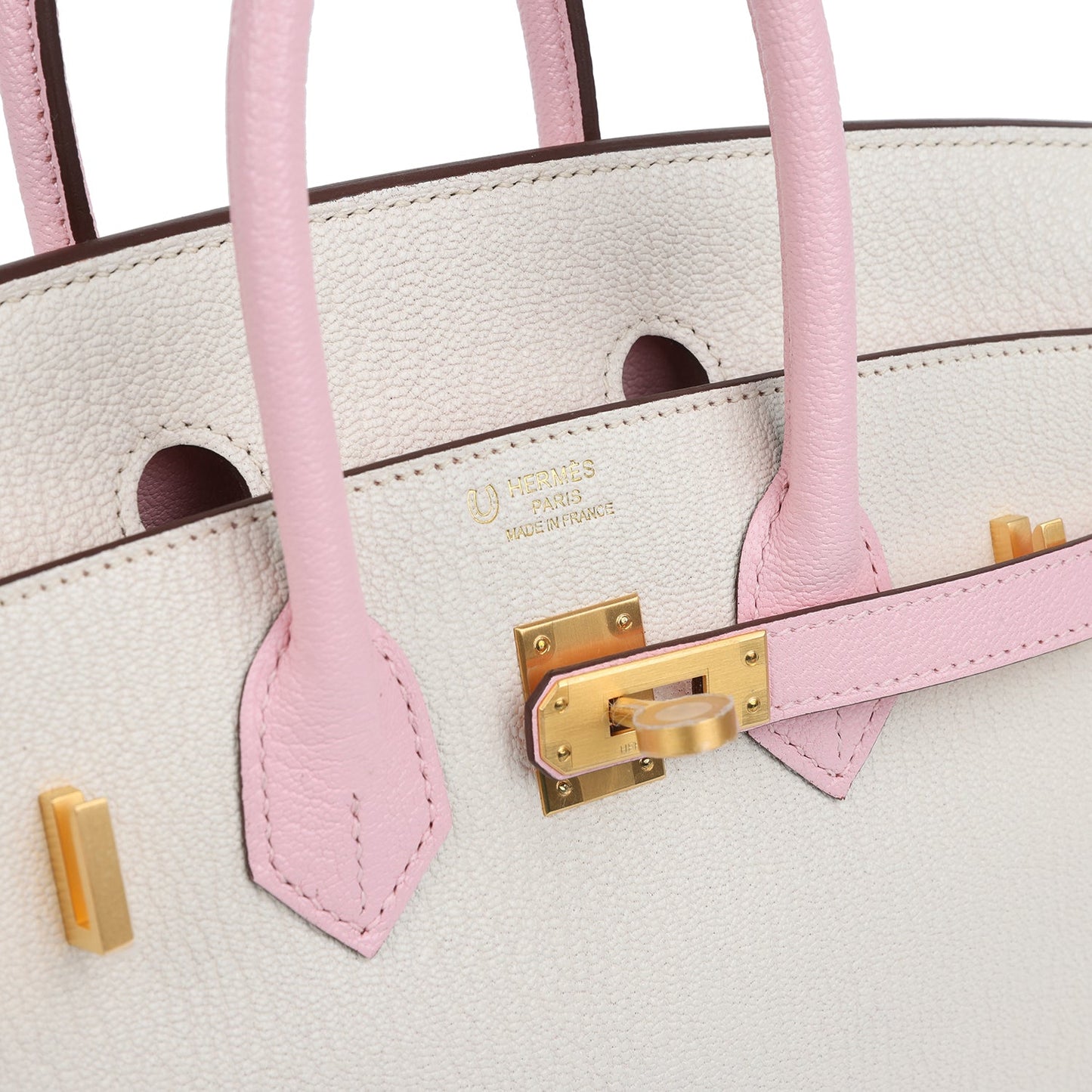 Payment 2 - Hermes Special Order (HSS) Birkin 25 Nata and Rose Sakura Chevre Mysore Brushed Gold Hardware ( )