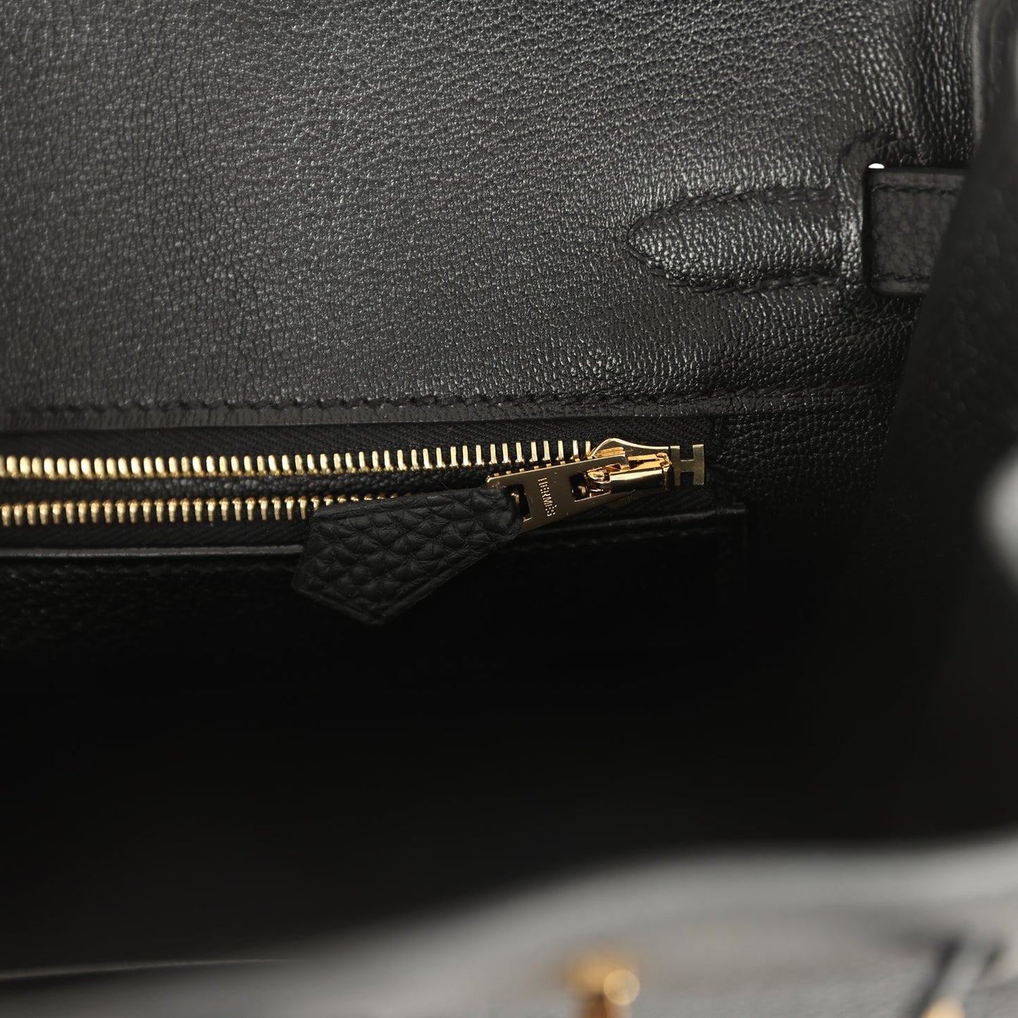 Hermes Birkin 25 Black Togo Gold Hardware