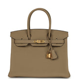 Hermes Birkin 30 Beige Marfa Togo Gold Hardware
