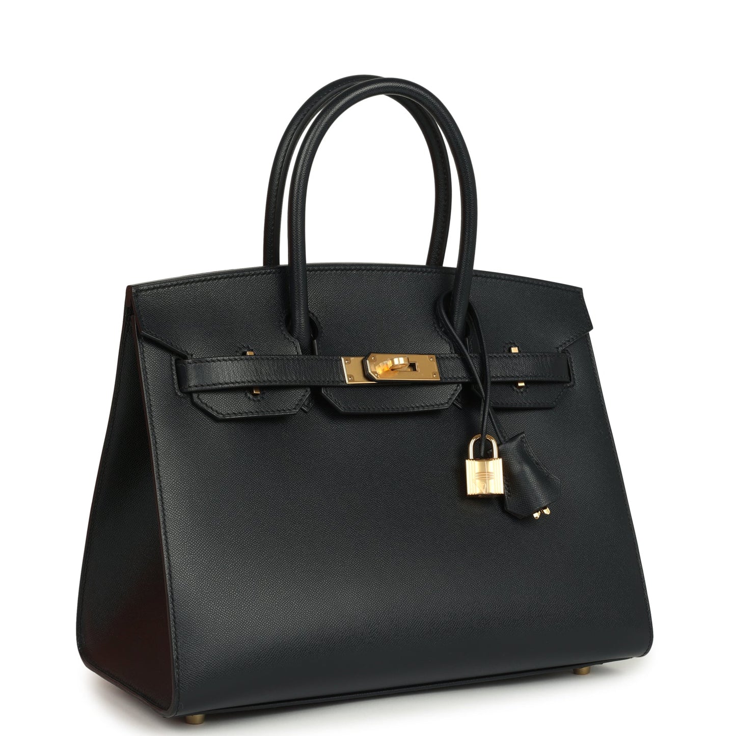Hermes Birkin Sellier 30 Bleu Minuit Monsiuer Gold Hardware