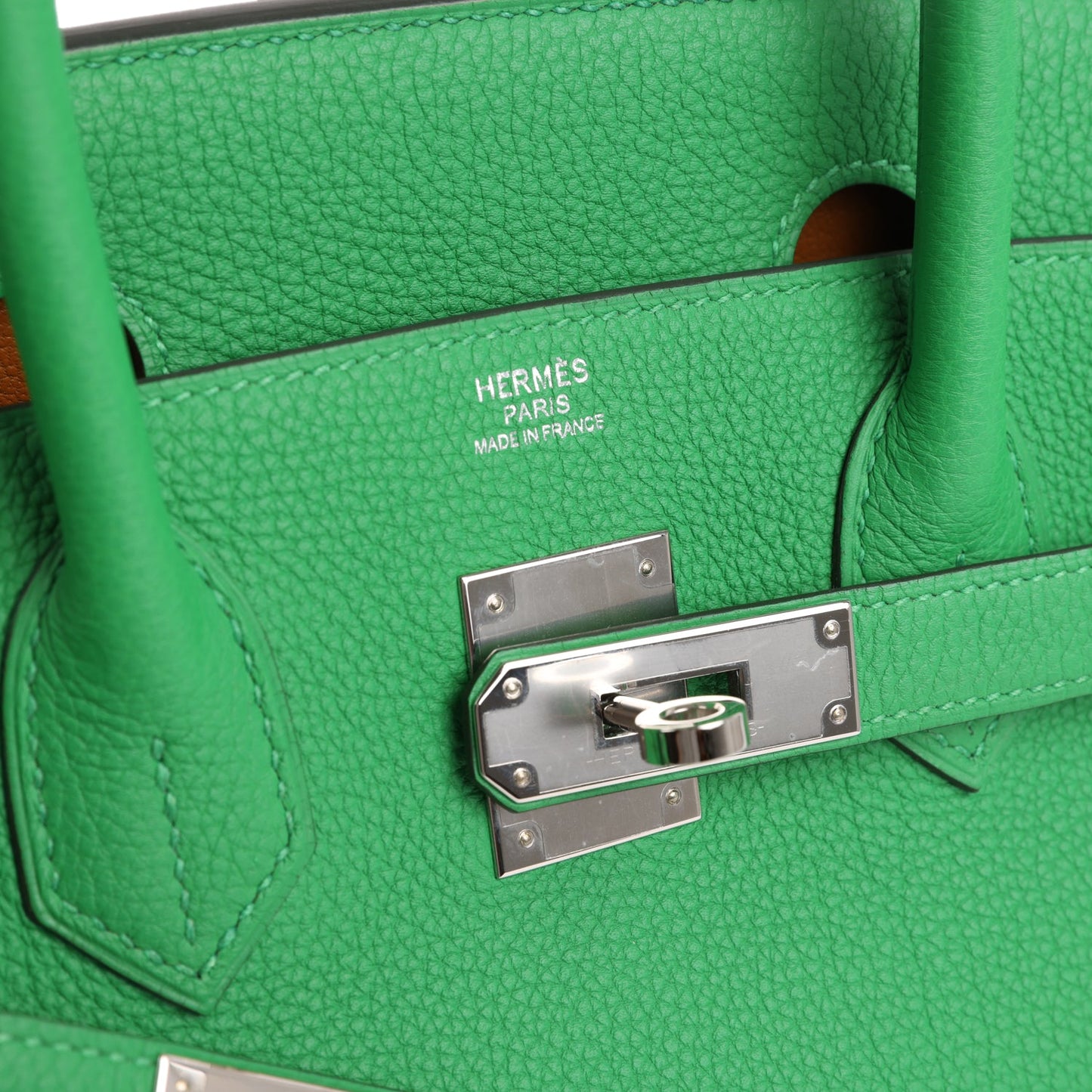 Hermes Birkin 30 Bambou Verso Togo Palladium Hardware