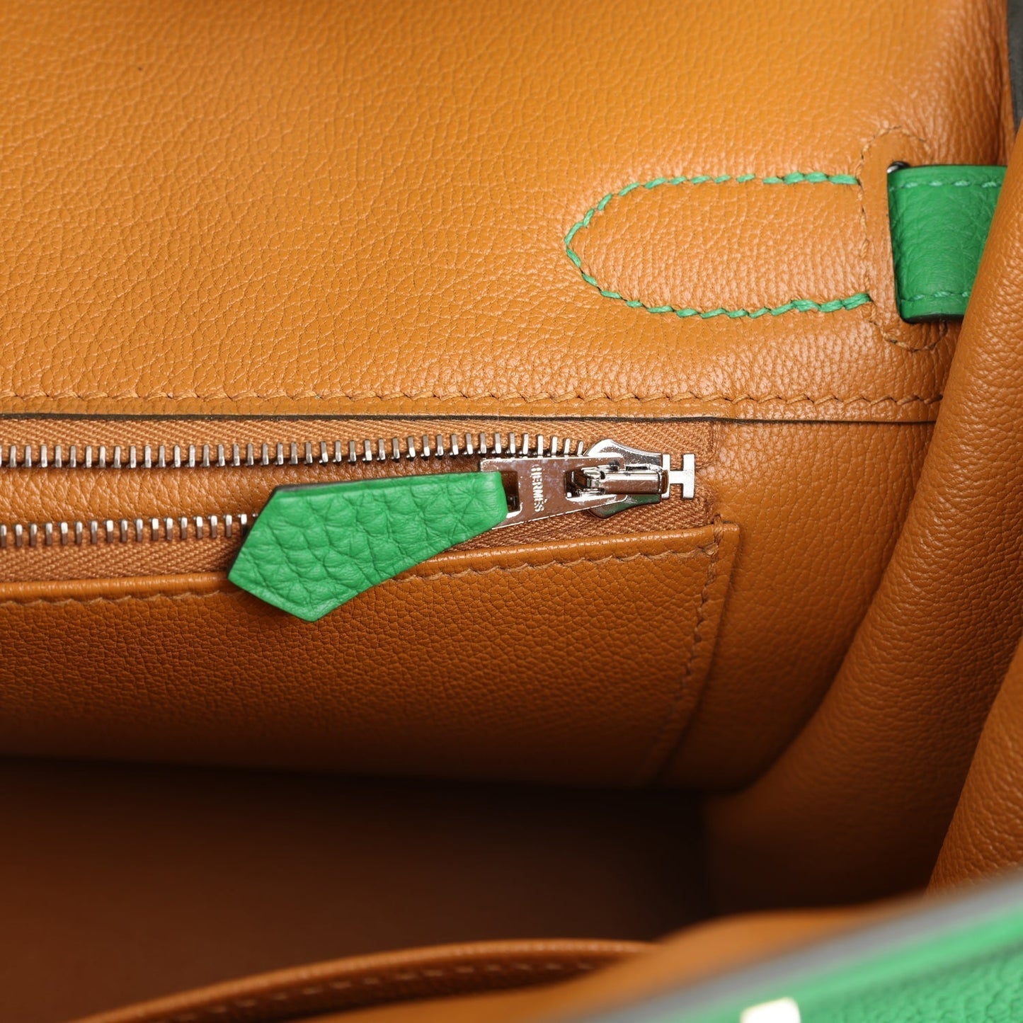 Hermes Birkin 30 Bambou Verso Togo Palladium Hardware