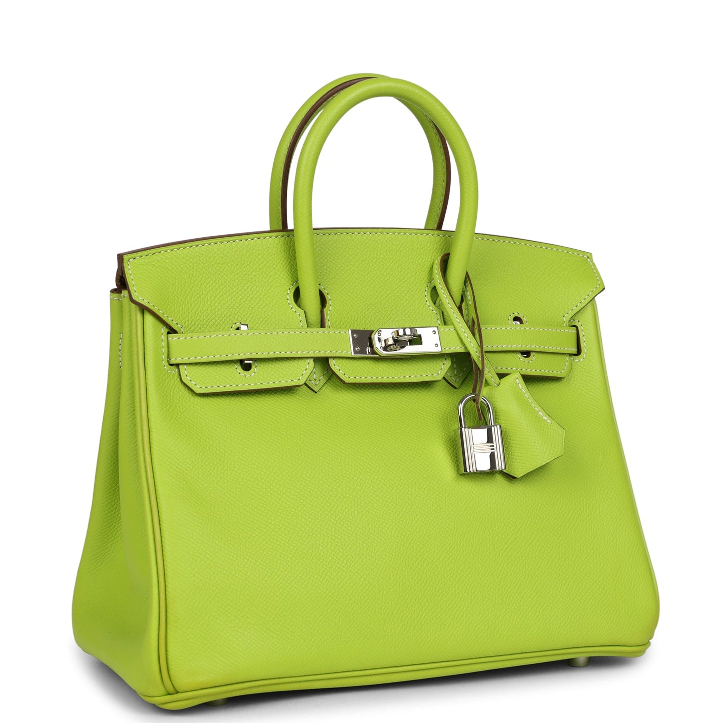 Hermes Candy Birkin 25 Kiwi Candy Epsom Palladium Hardware