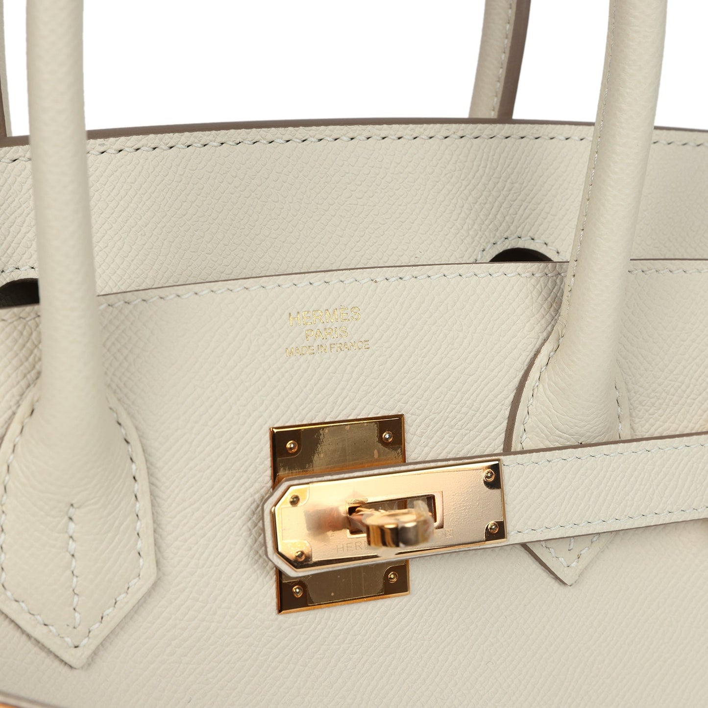 Hermes Birkin 30 Craie Epsom Rose Gold Hardware