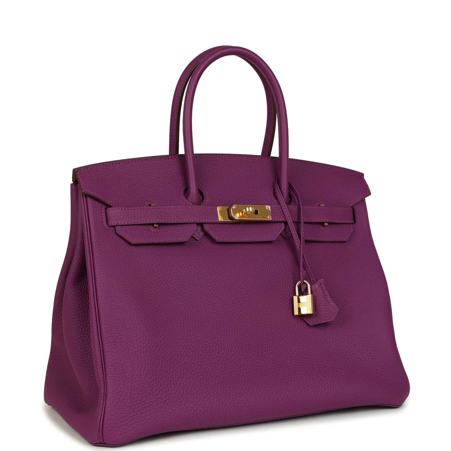 Hermes Birkin 35 Anemone Togo Gold Hardware