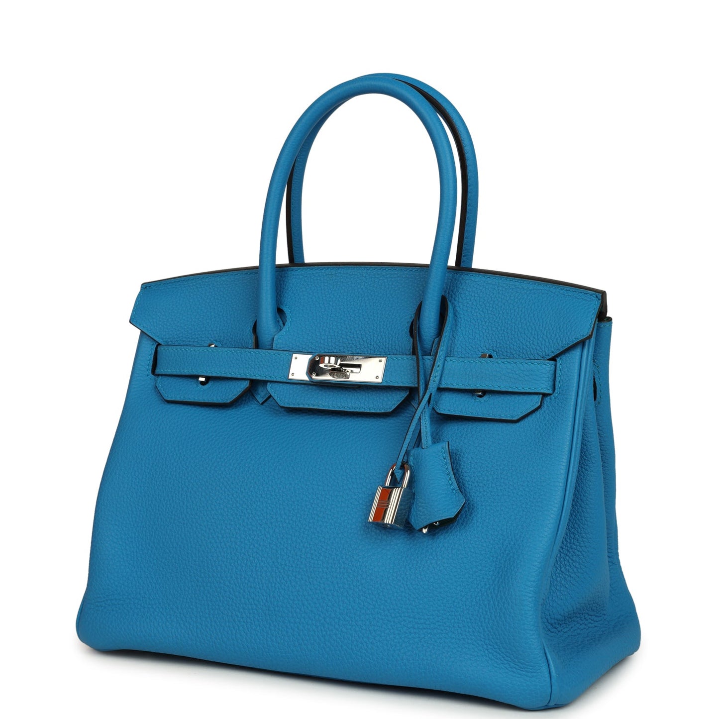 Hermes Birkin 30 Bleu Zanzibar Verso Togo Palladium Hardware