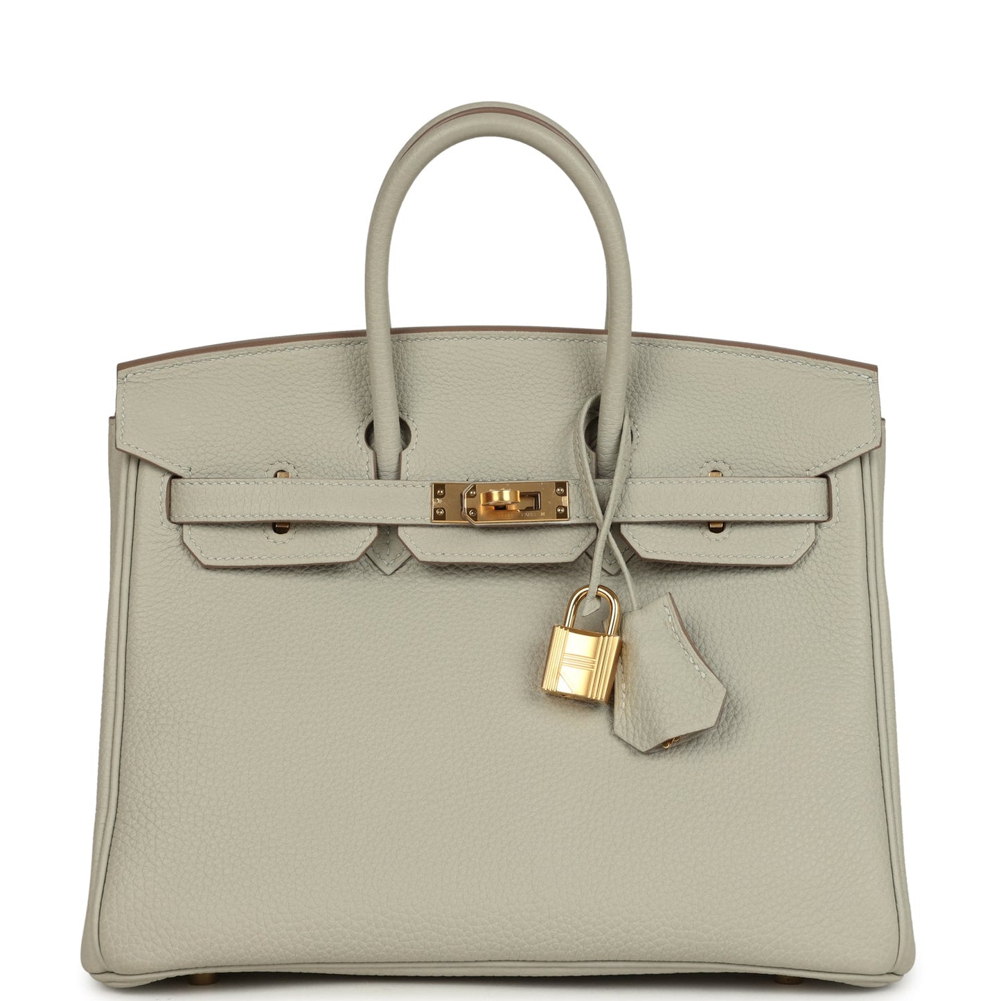 Hermes Birkin 25 Gris Perle Togo Gold Hardware