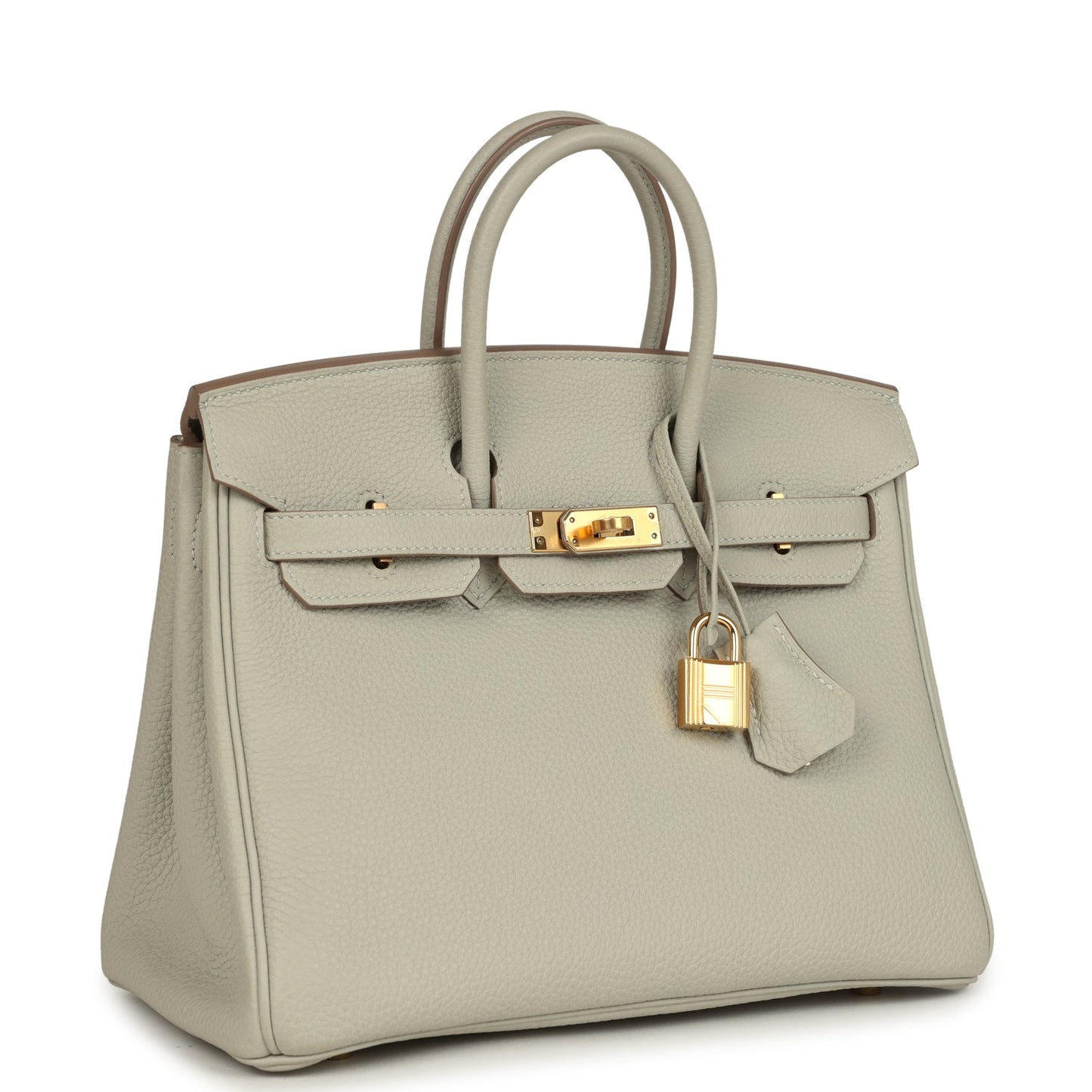 Hermes Birkin 25 Gris Perle Togo Gold Hardware