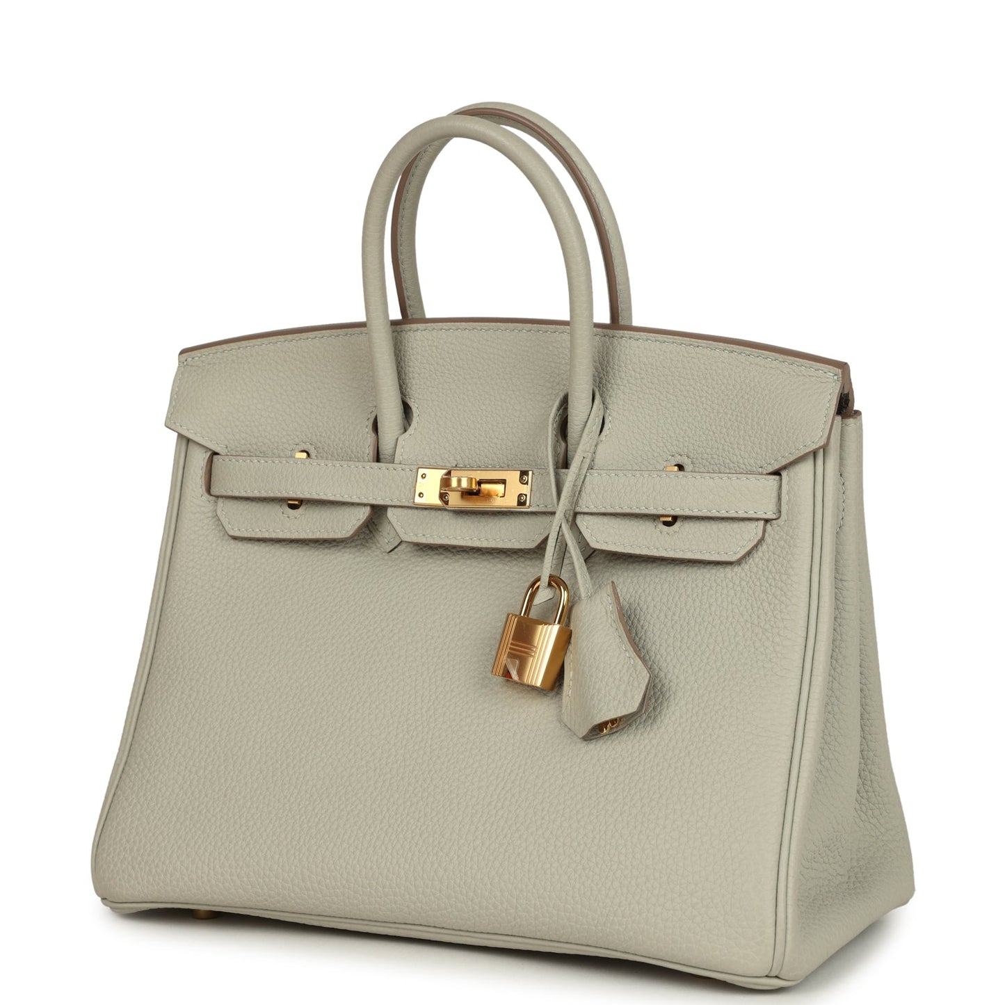 Hermes Birkin 25 Gris Perle Togo Gold Hardware