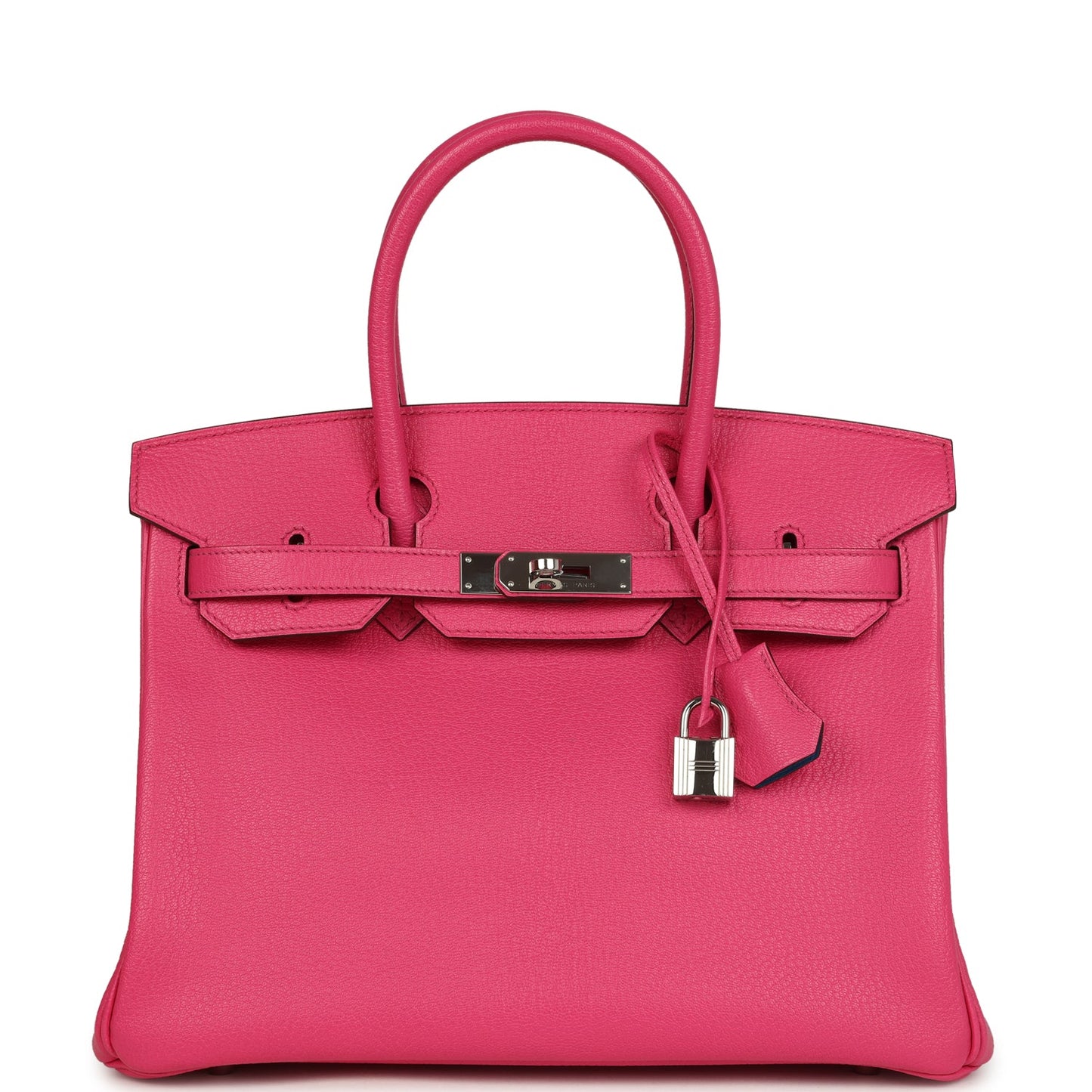 Hermes Special Order (HSS) Birkin 30 Rose Tyrien Verso Chevre Mysore Palladium Hardware