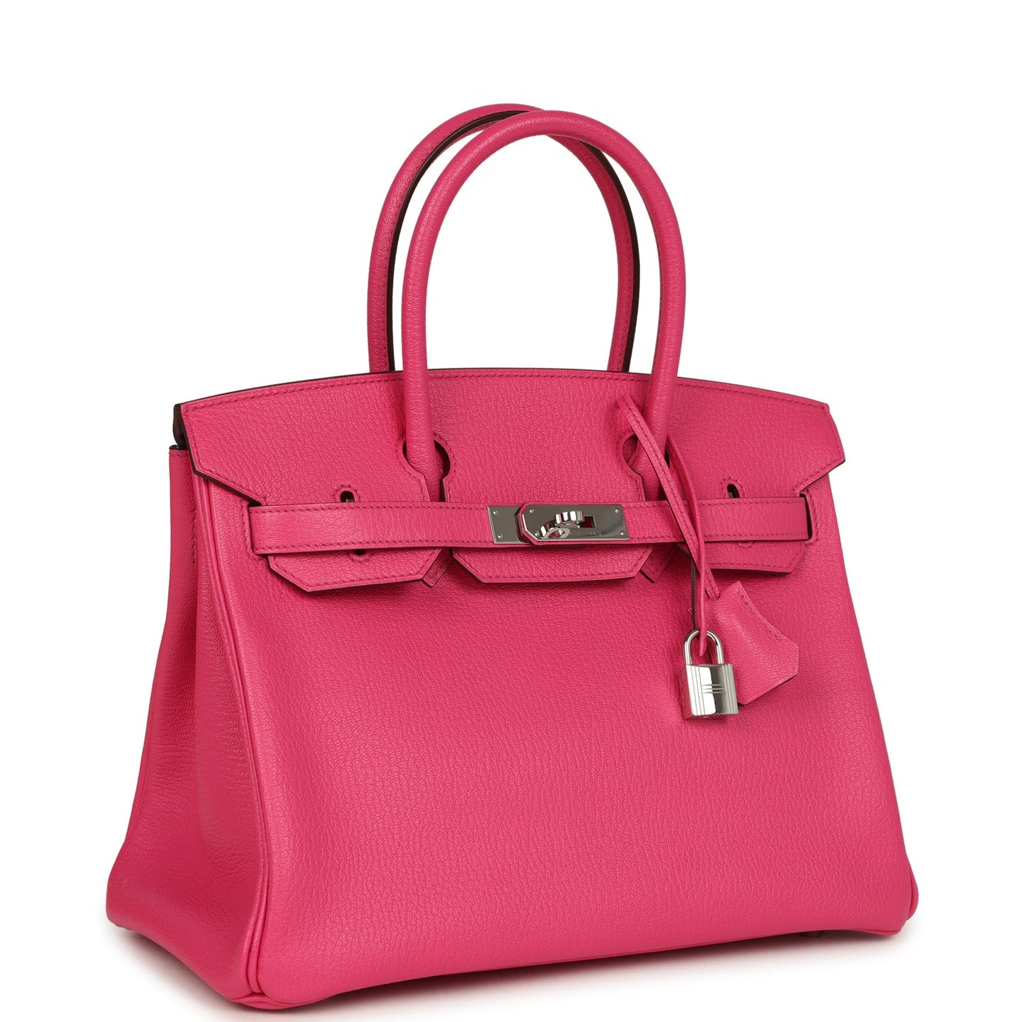 Hermes Special Order (HSS) Birkin 30 Rose Tyrien Verso Chevre Mysore Palladium Hardware