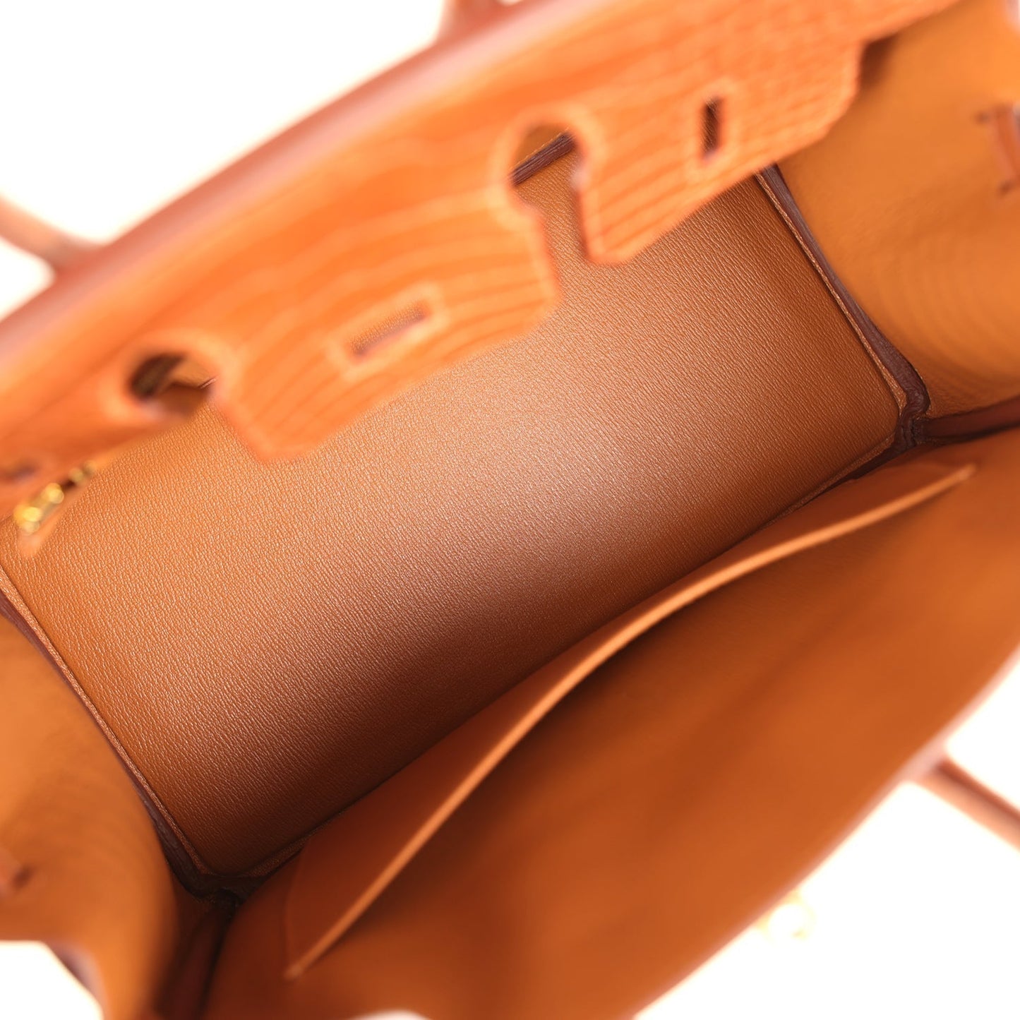 Hermes Birkin 25 Gold Matte Alligator Gold Hardware
