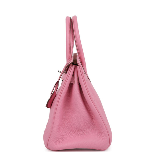 Hermes Birkin 30 Bubblegum Togo Palladium Hardware