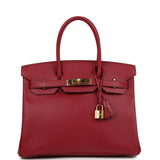 Hermes Birkin 30 Rouge Grenat Epsom Gold Hardware