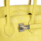 Hermes Birkin 25 Lime Matte Alligator Palladium Hardware