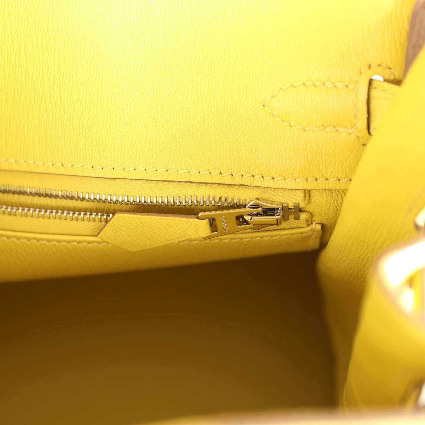 Hermes Birkin 25 Lime Matte Alligator Palladium Hardware