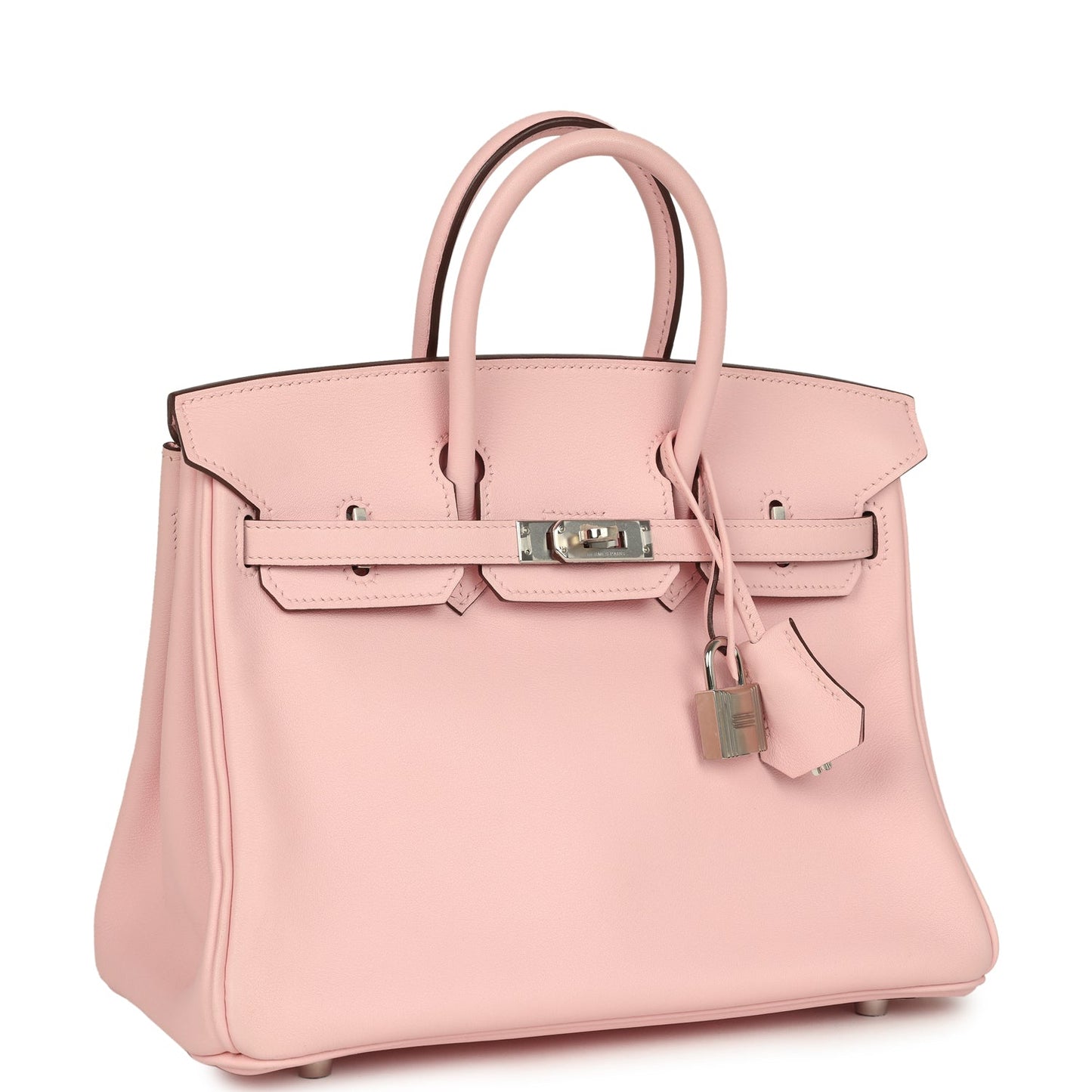Hermes Birkin 25 Rose Sakura Swift Palladium Hardware