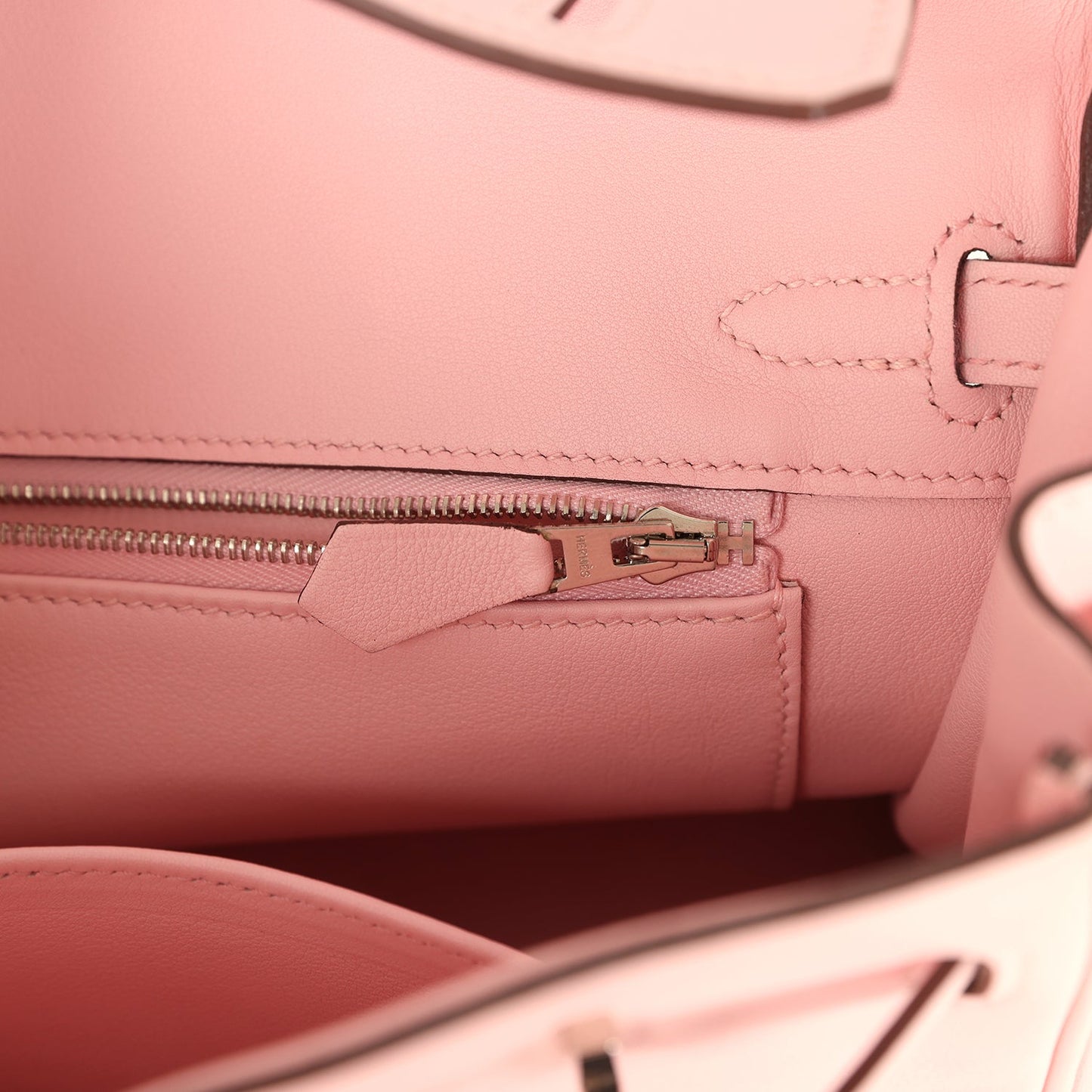 Hermes Birkin 25 Rose Sakura Swift Palladium Hardware