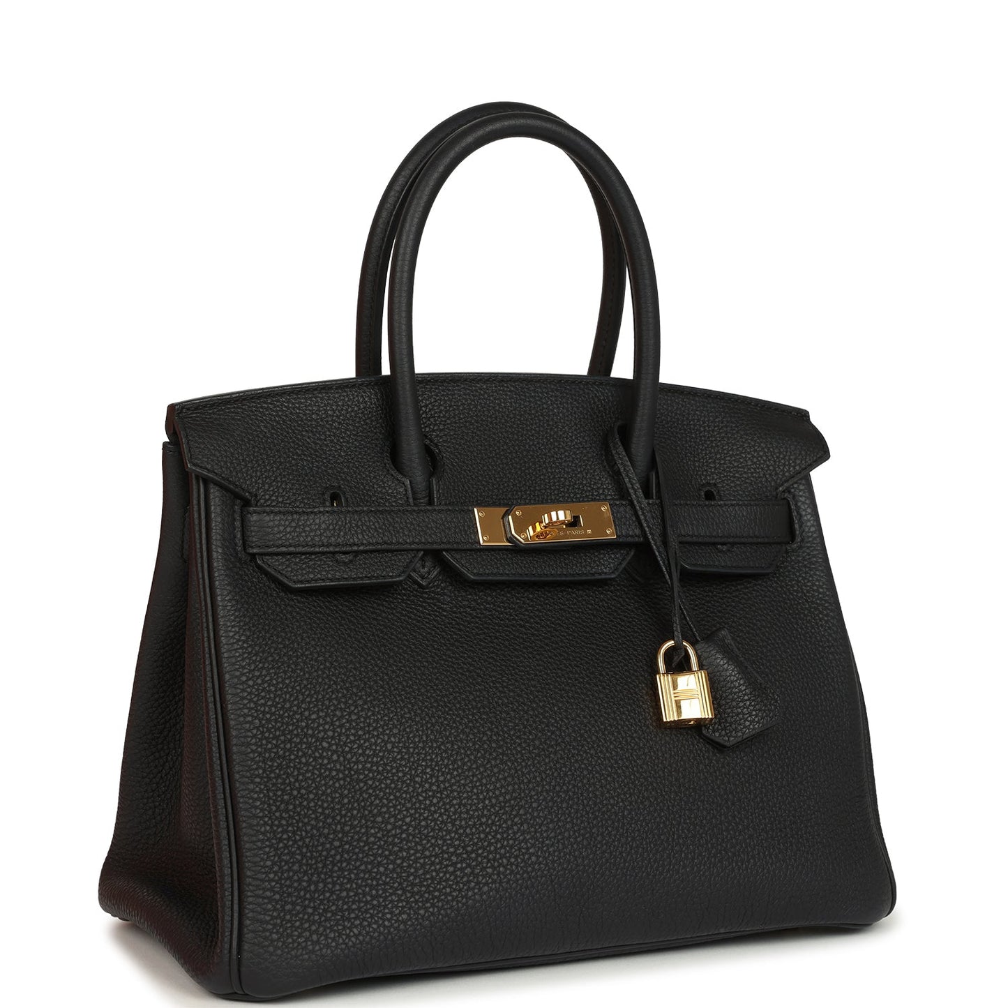 Hermes Birkin 30 Black Togo Gold Hardware