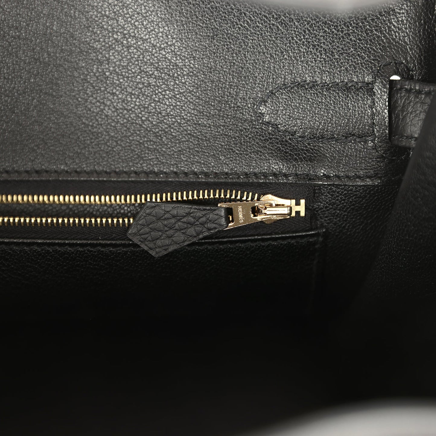 Hermes Birkin 30 Black Togo Gold Hardware