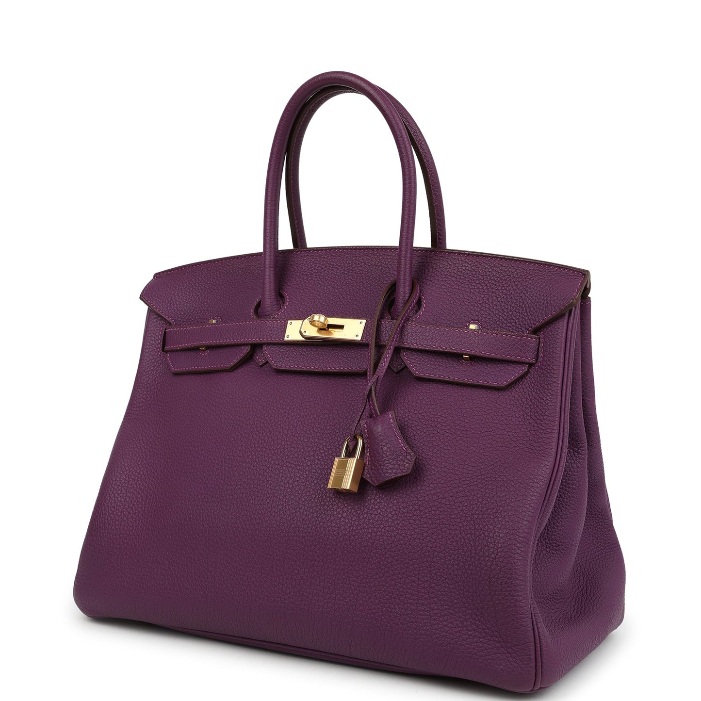 Hermes Birkin 35 Anemone Togo Gold Hardware