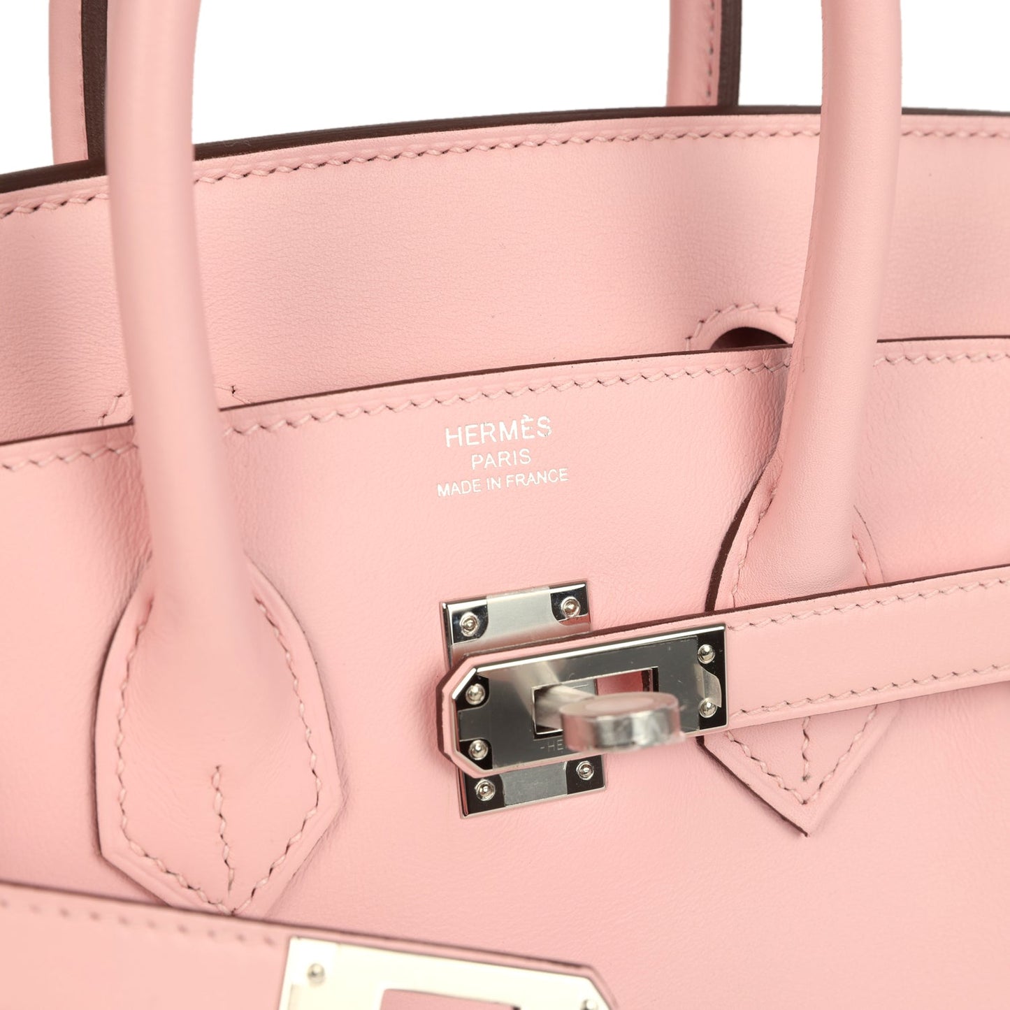 Hermes Birkin 25 Rose Sakura Jonathan Palladium Hardware