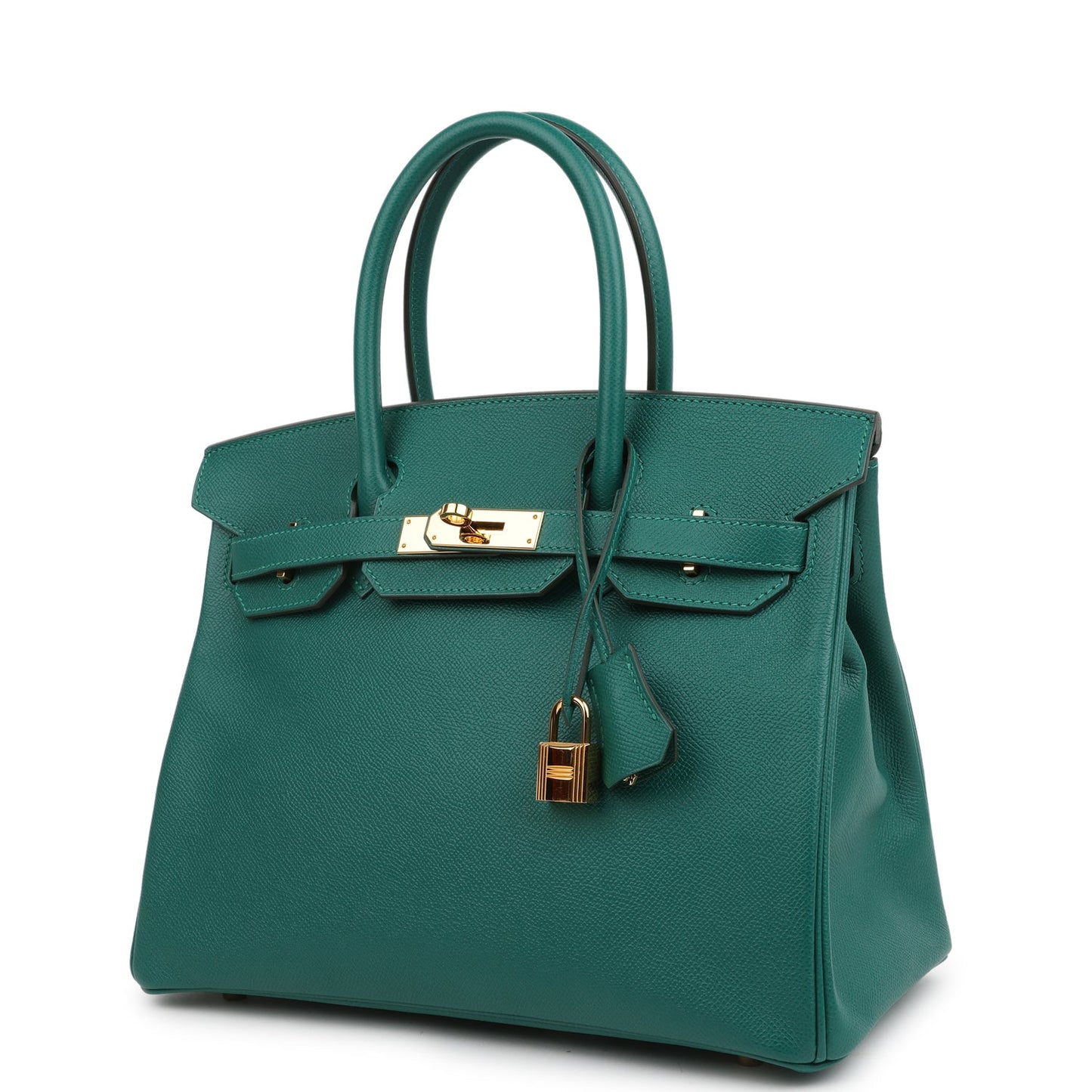 Hermes Birkin 30 Malachite Epsom Gold Hardware