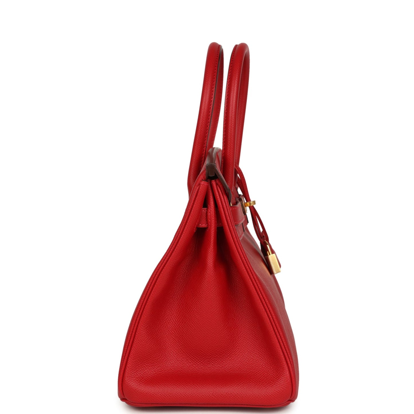 Hermes Birkin 30 Rouge Casaque Epsom Gold Hardware