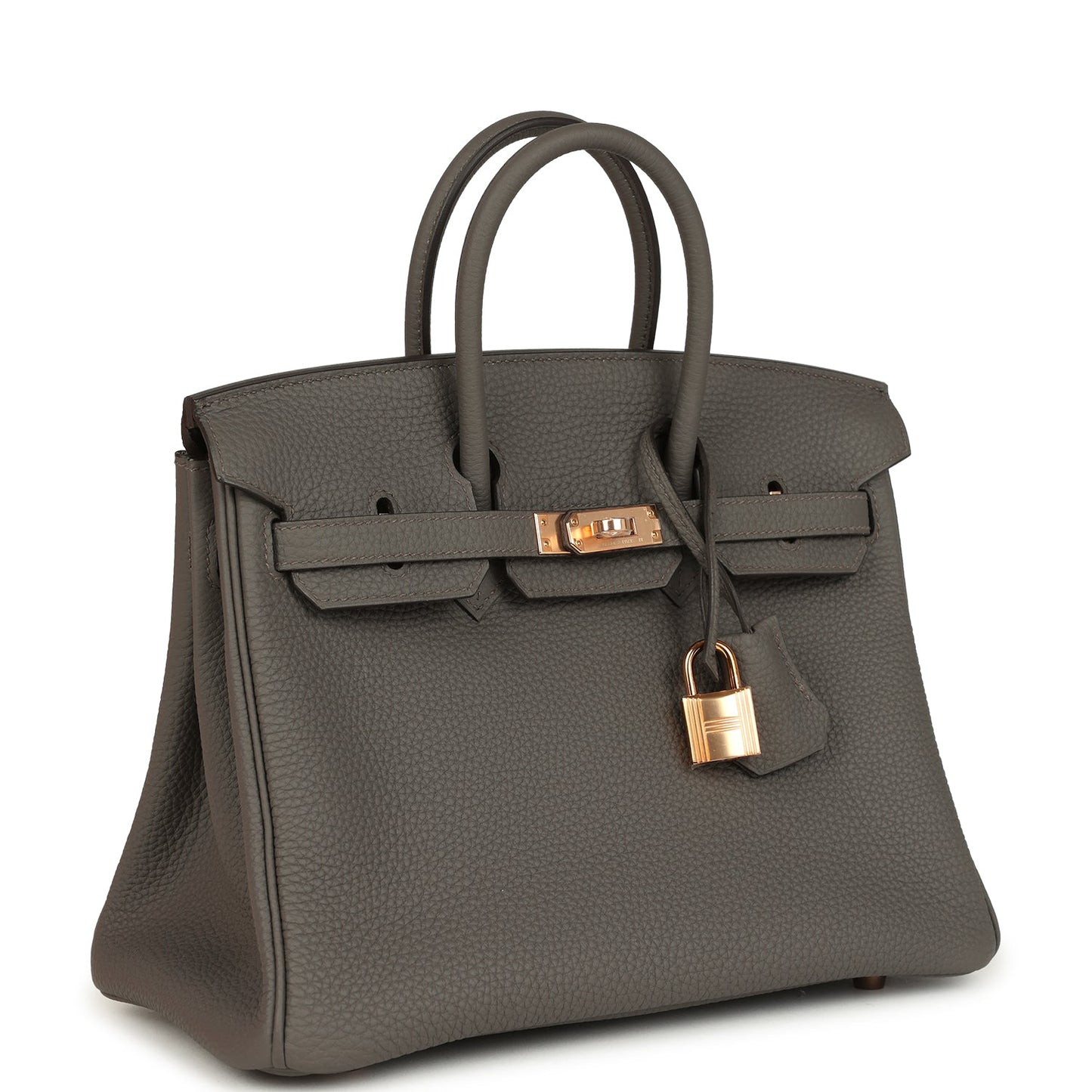 Hermes Birkin 25 Etain Togo Rose Gold Hardware