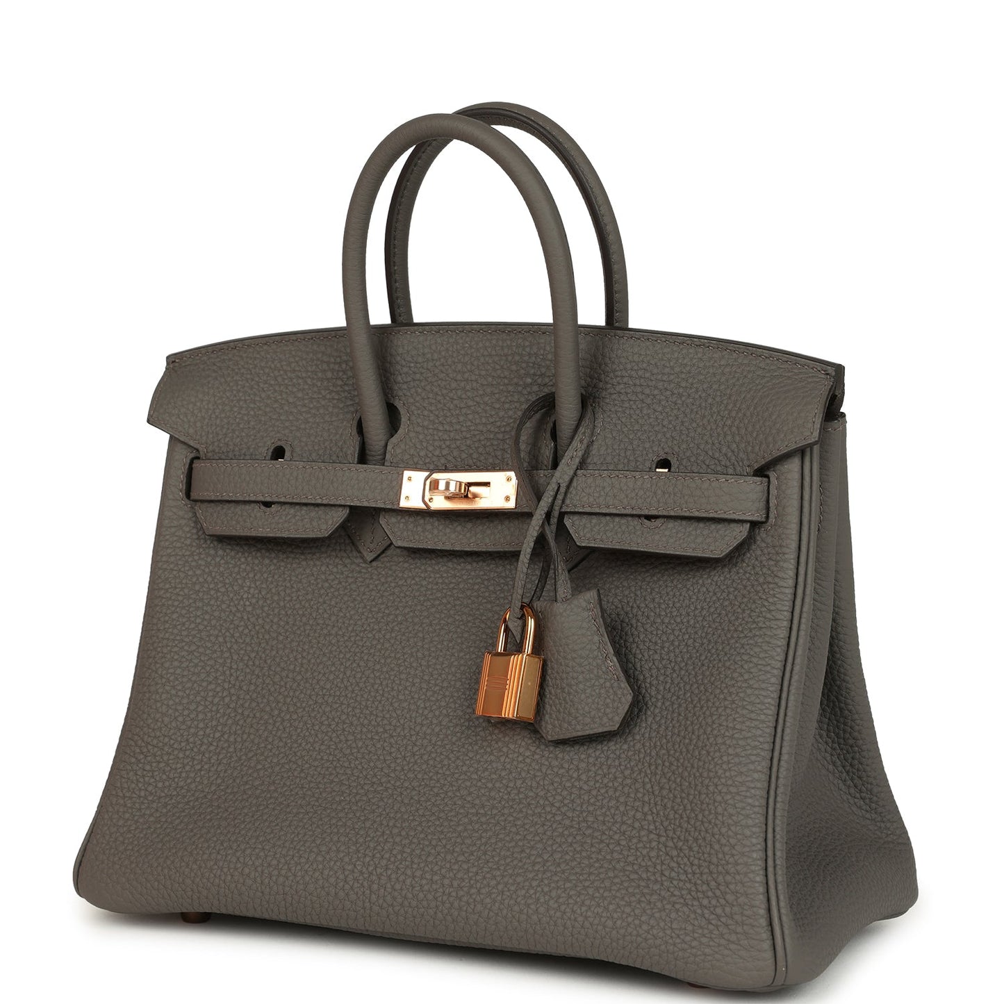 Hermes Birkin 25 Etain Togo Rose Gold Hardware
