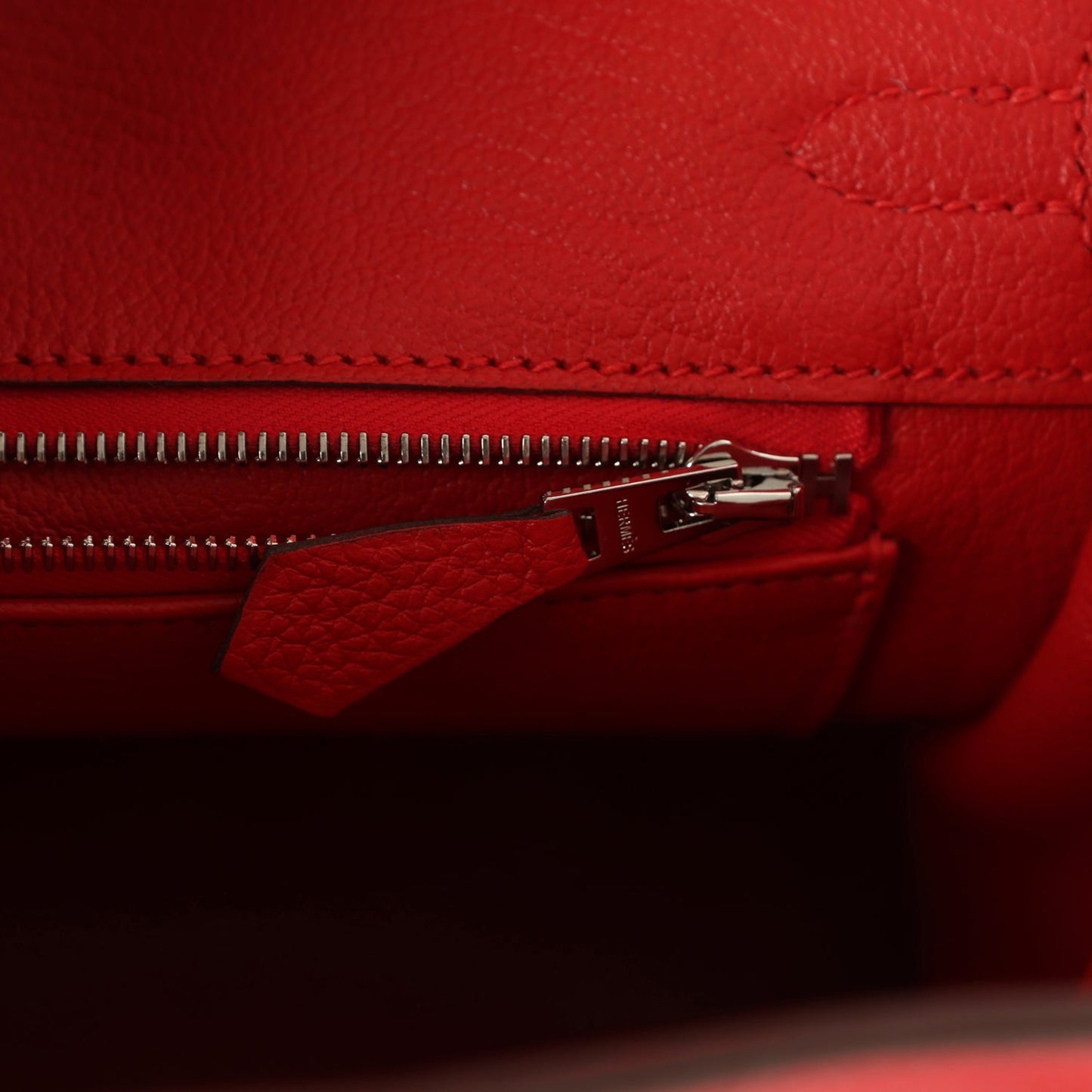 Hermes Birkin 25 Rouge Radieux Togo Palladium Hardware