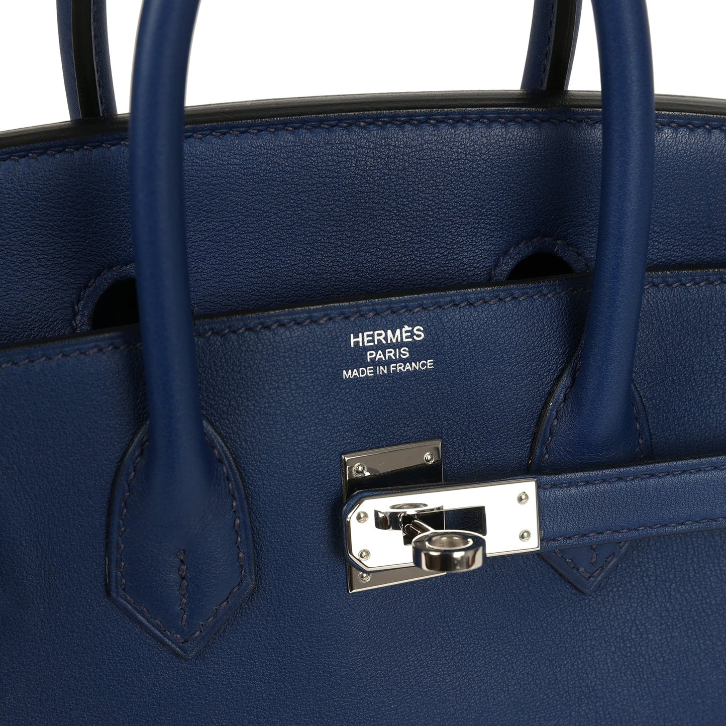 Hermes Birkin 25 Bleu Saphir Swift Palladium Hardware