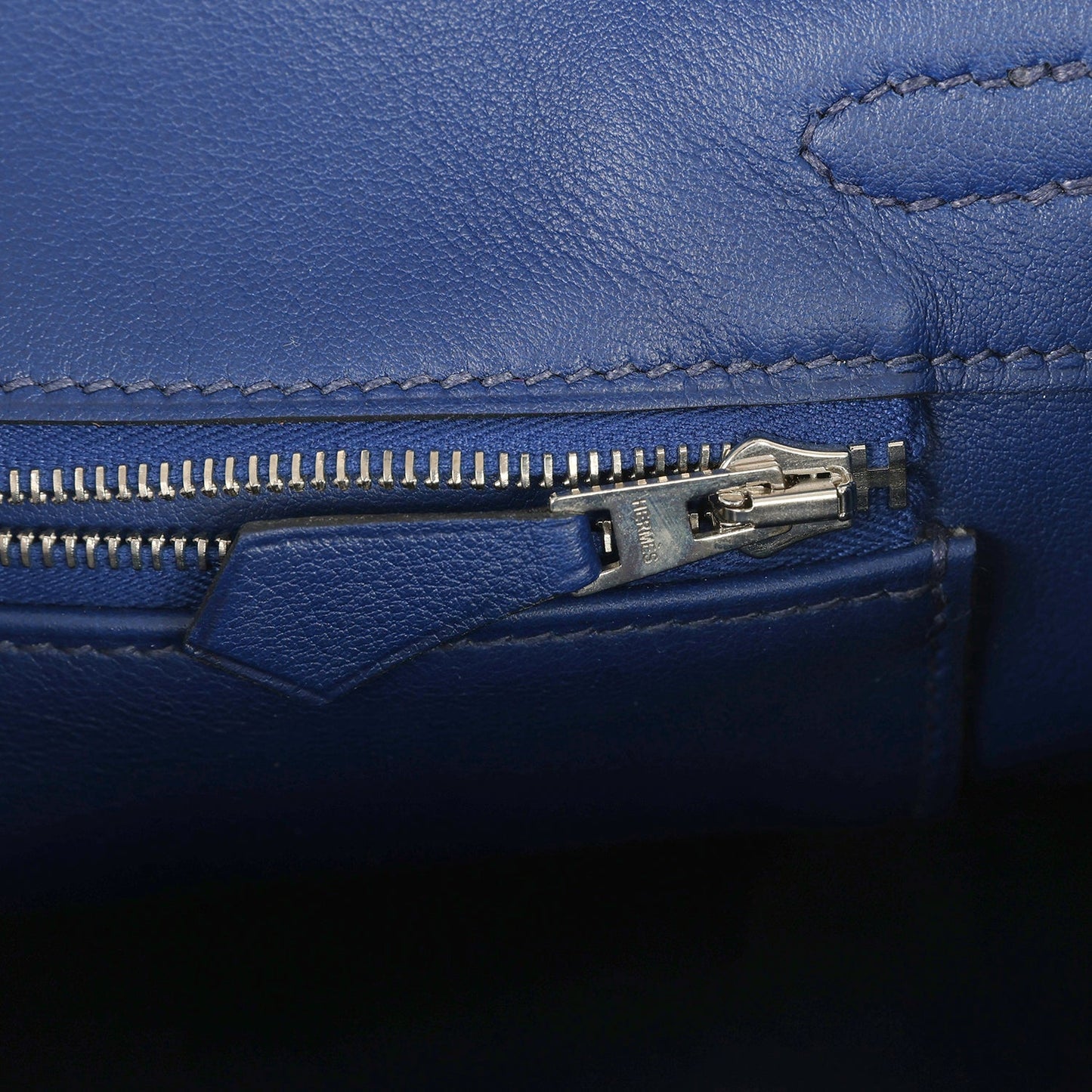 Hermes Birkin 25 Bleu Saphir Swift Palladium Hardware