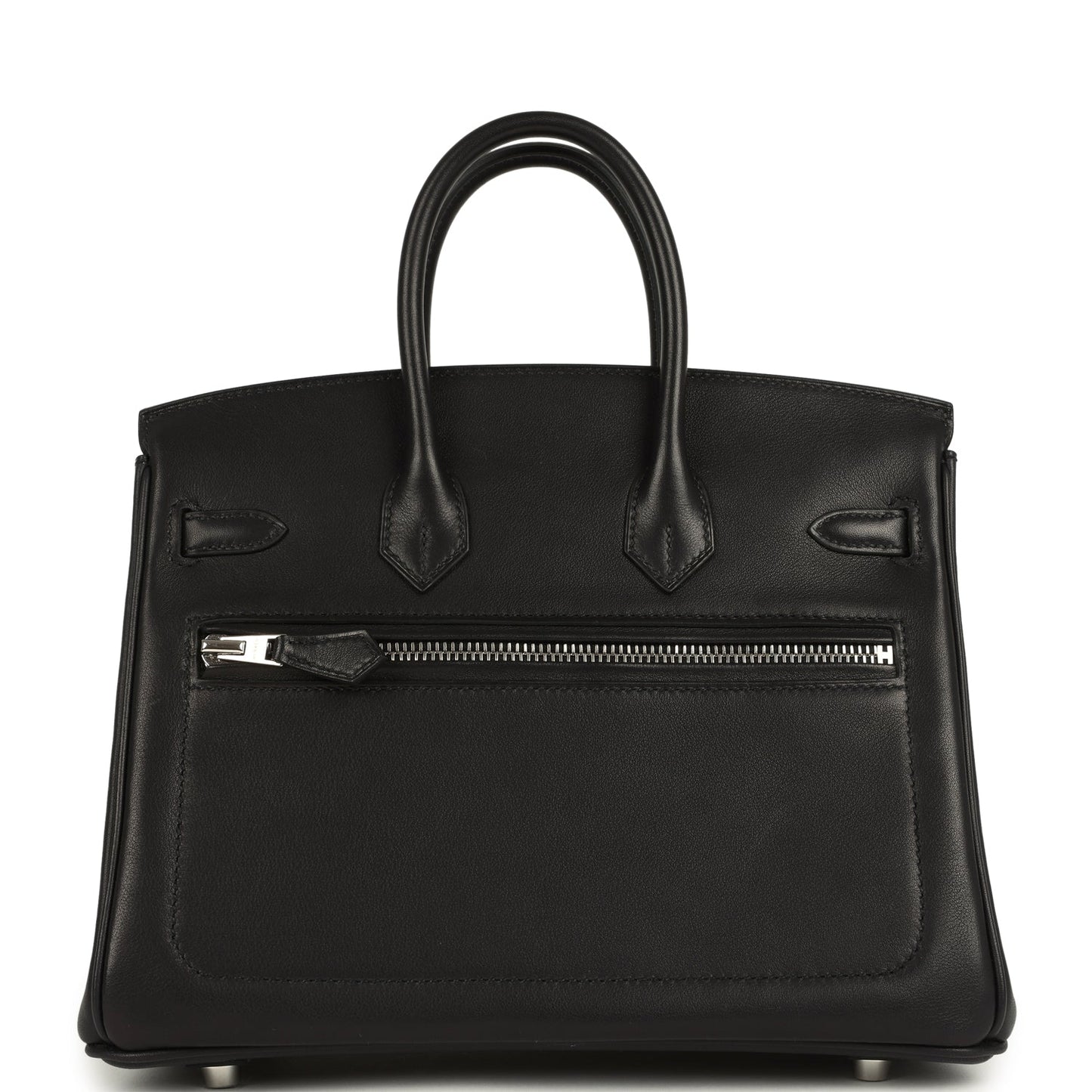 Hermes Limited Edition Birkin Rock 25 Black Volupto Palladium Hardware