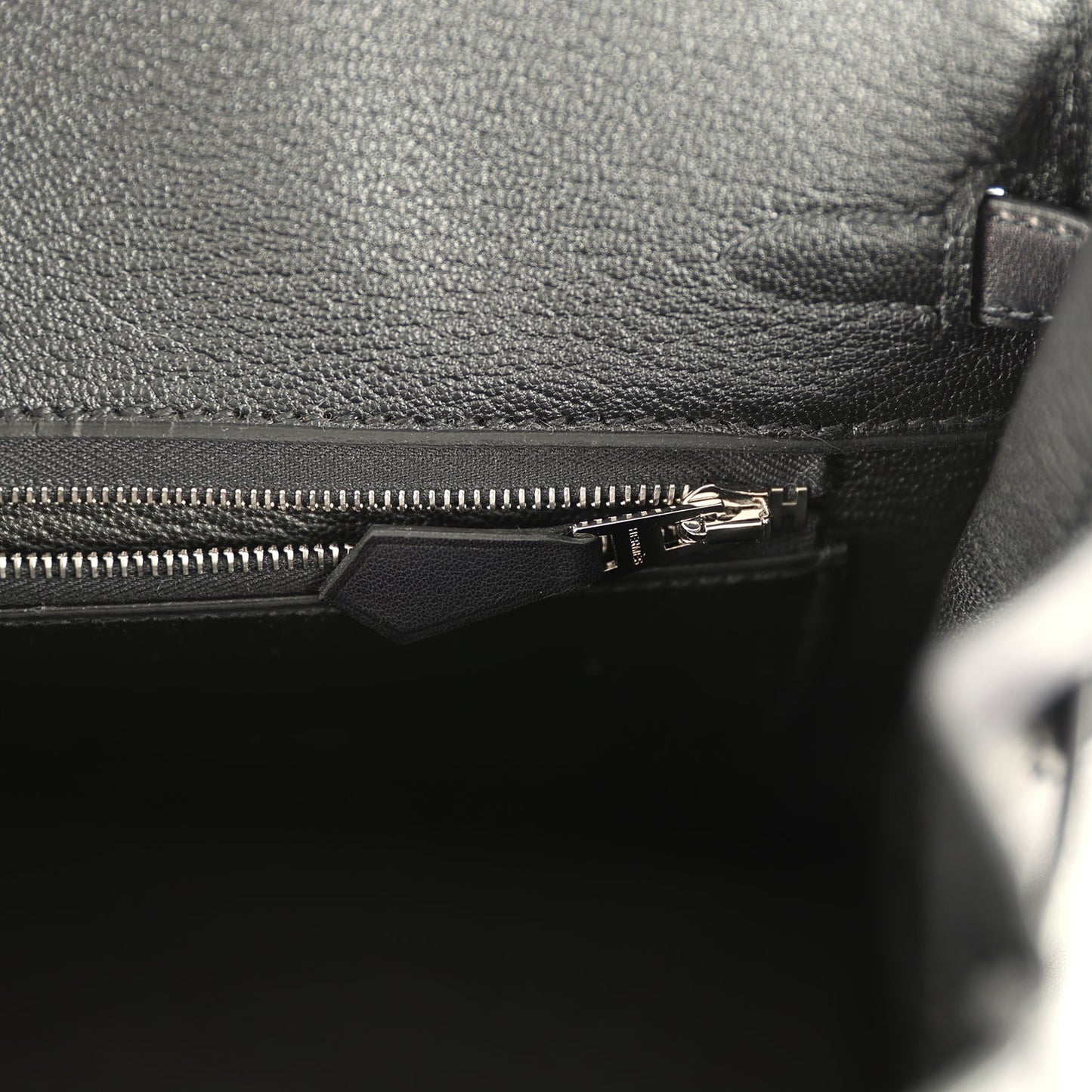 Hermes Limited Edition Birkin Rock 25 Black Volupto Palladium Hardware
