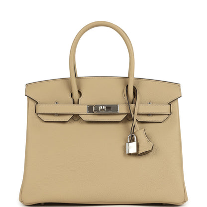 Hermes Birkin 30 Trench Togo Palladium Hardware