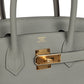 Hermes Birkin 30 Gris Mouette Togo Gold Hardware