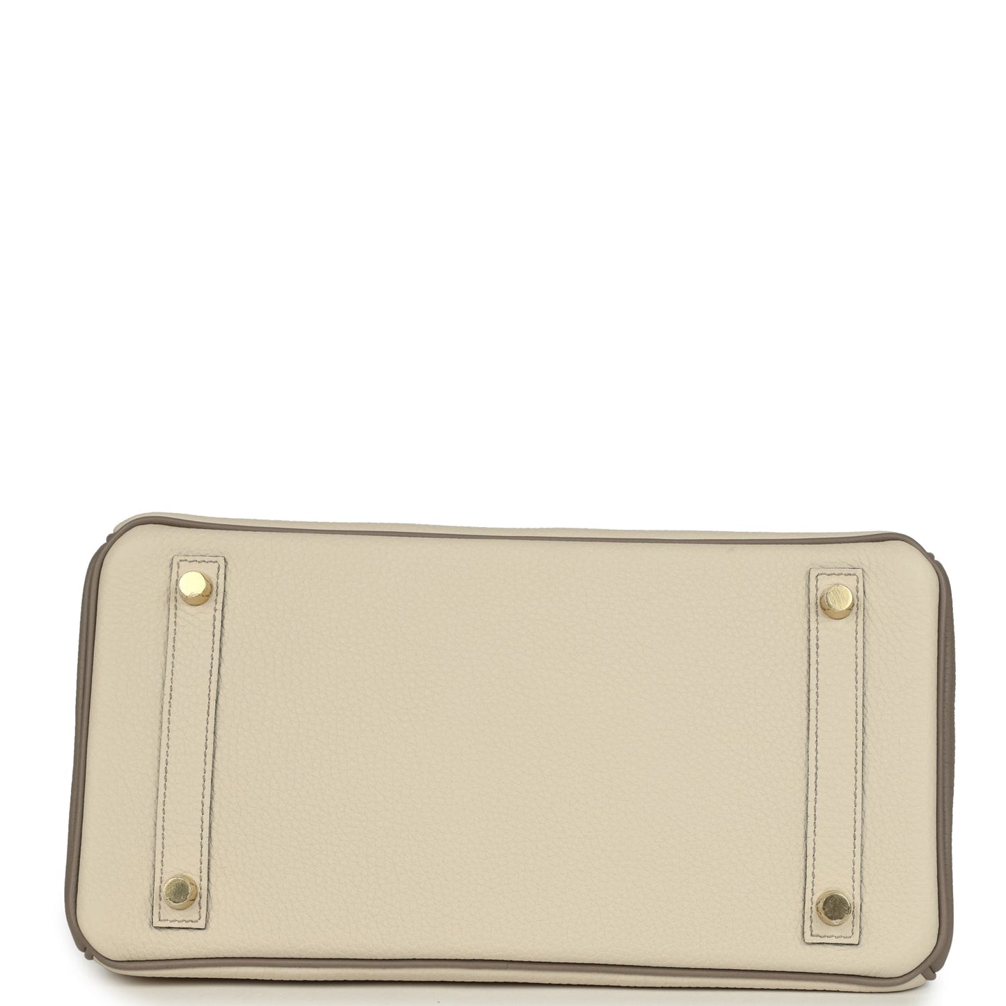 Hermes Special Order (HSS) Birkin 30 Etoupe and Craie Togo Brushed Gold Hardware