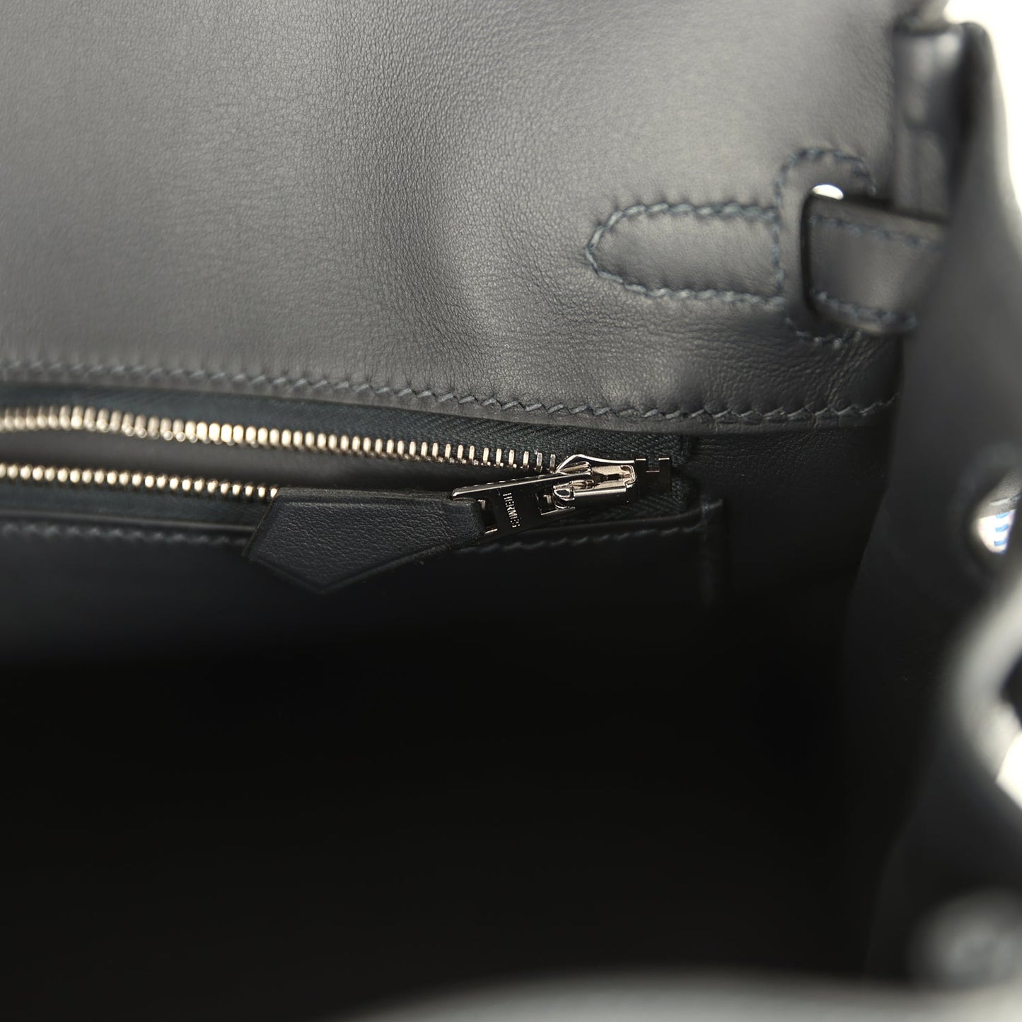 Hermes Birkin Quadrille 25 Caban Swift and Toile Palladium Hardware