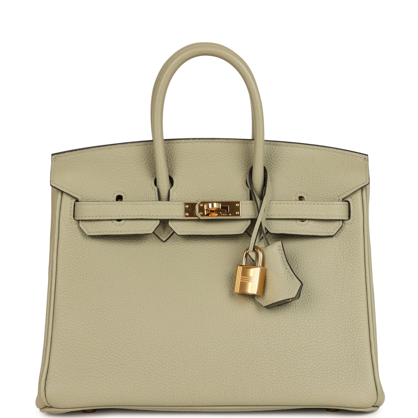 Hermes Birkin 25 Sauge Togo Gold Hardware