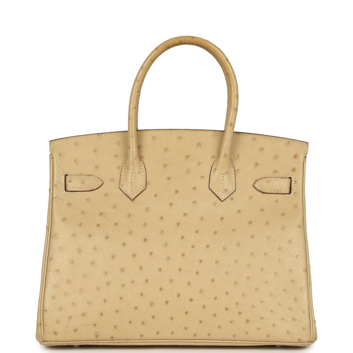 Hermes Birkin 30 Parchemin Ostrich Palladium Hardware