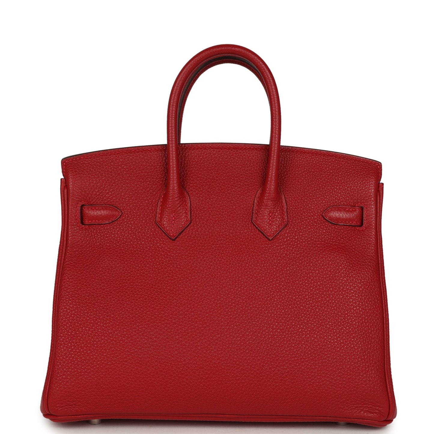 Hermes Birkin 25 Rouge Casaque Togo Palladium Hardware