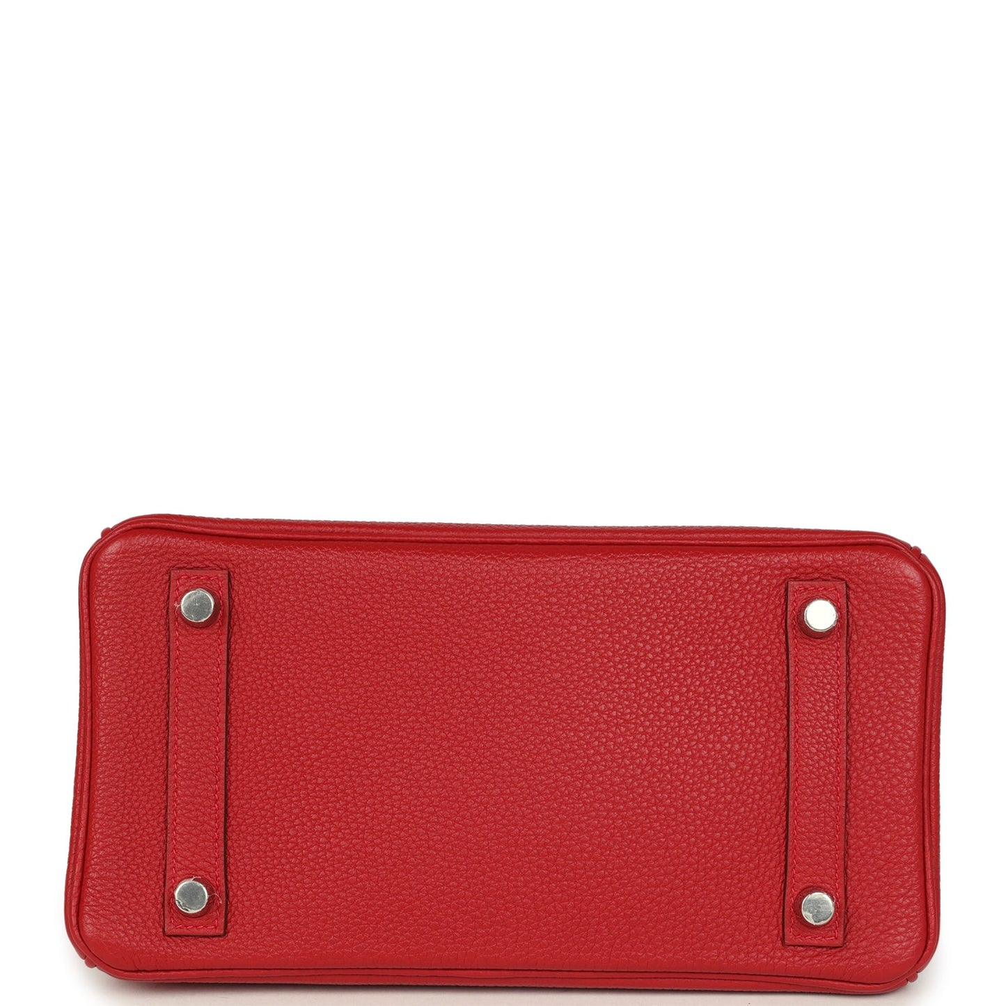 Hermes Birkin 25 Rouge Casaque Togo Palladium Hardware