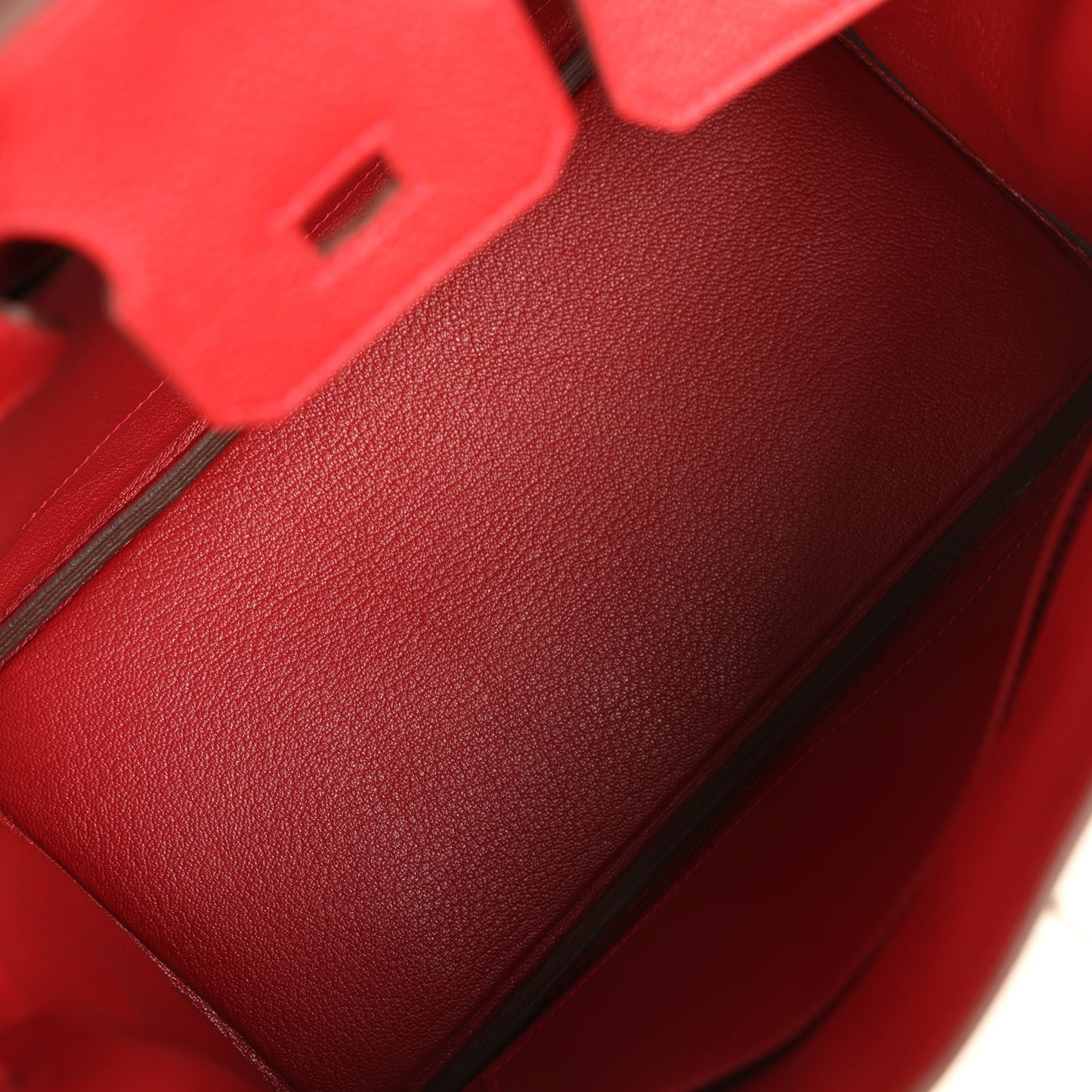 Hermes Birkin 25 Rouge Casaque Togo Palladium Hardware