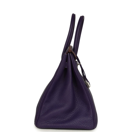 Hermes Special Order (HSS) Birkin 35 Violet Verso Togo Palladium Hardware